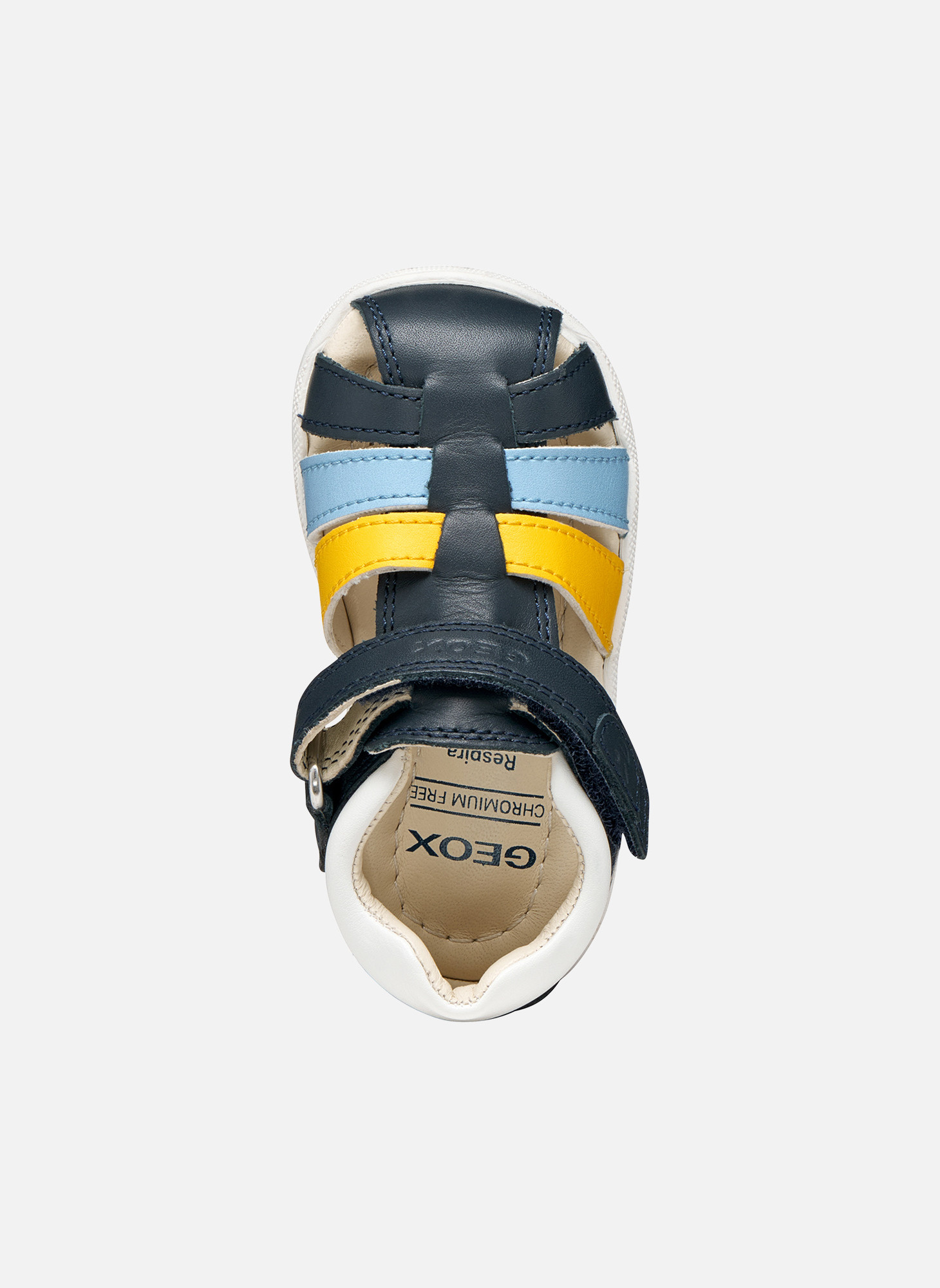 Sandales B SANDAL MACCHIA BOY garçon bleu Geox Sandales B SANDAL MACCHIA BOY garçon bleu Bleu marine