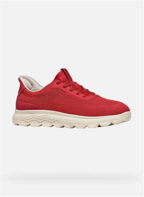 Geox Baskets basses U SPHERICA PLUS homme rouge