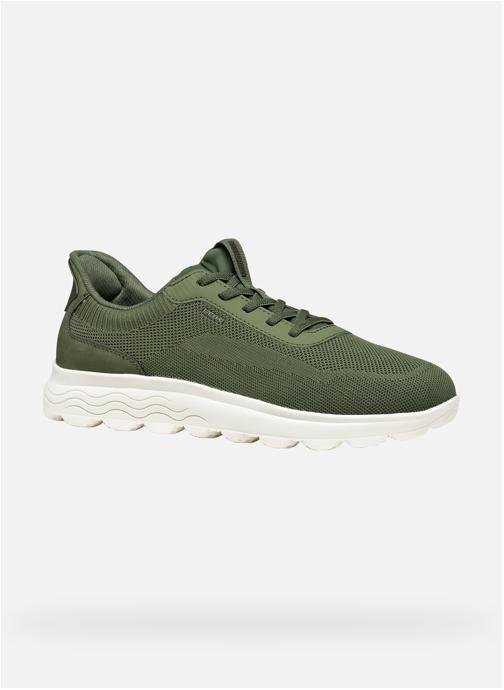 Geox Baskets basses SPHERICA PLUS MAN homme vert
