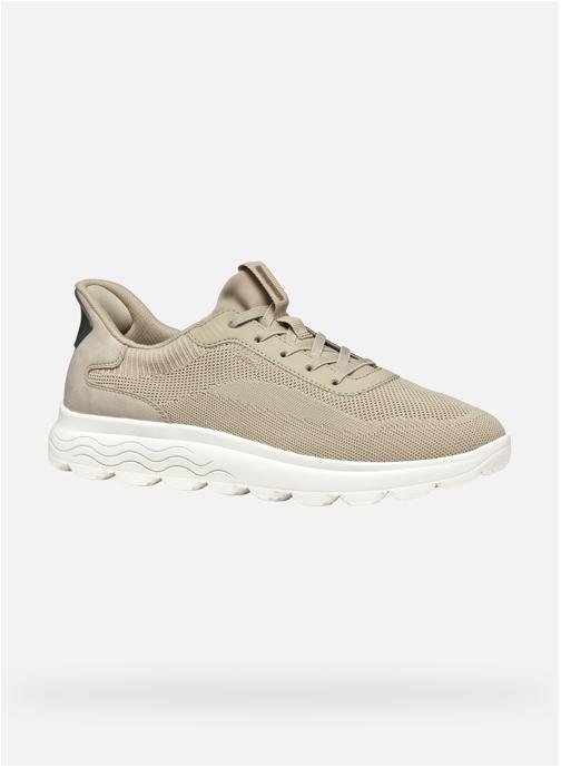 Geox Baskets basses U SPHERICA PLUS homme beige