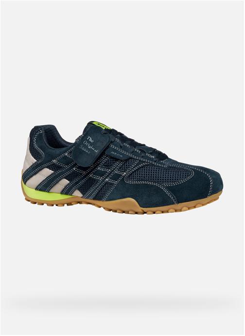 Geox Baskets basses SNAKE ORIGINAL MAN homme bleu