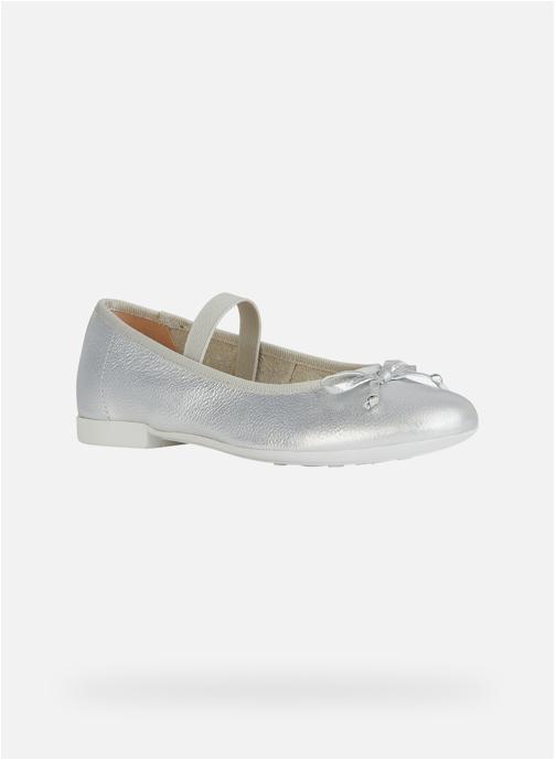 Geox Ballerines PLIE GIRL fille argent