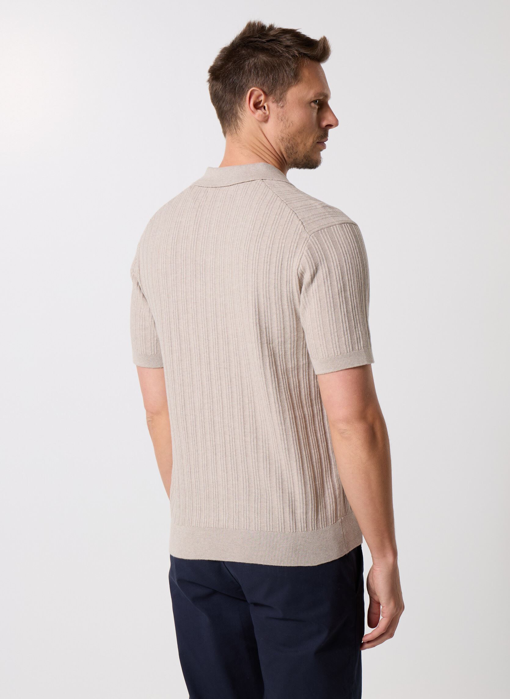Kurzarm-Poloshirts TPOLUX herren beige Marvin&Co Kurzarm-Poloshirts TPOLUX herren beige CROCKERY