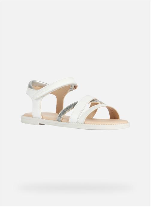 Geox Sandales SANDAL KARLY GIRL fille blanc