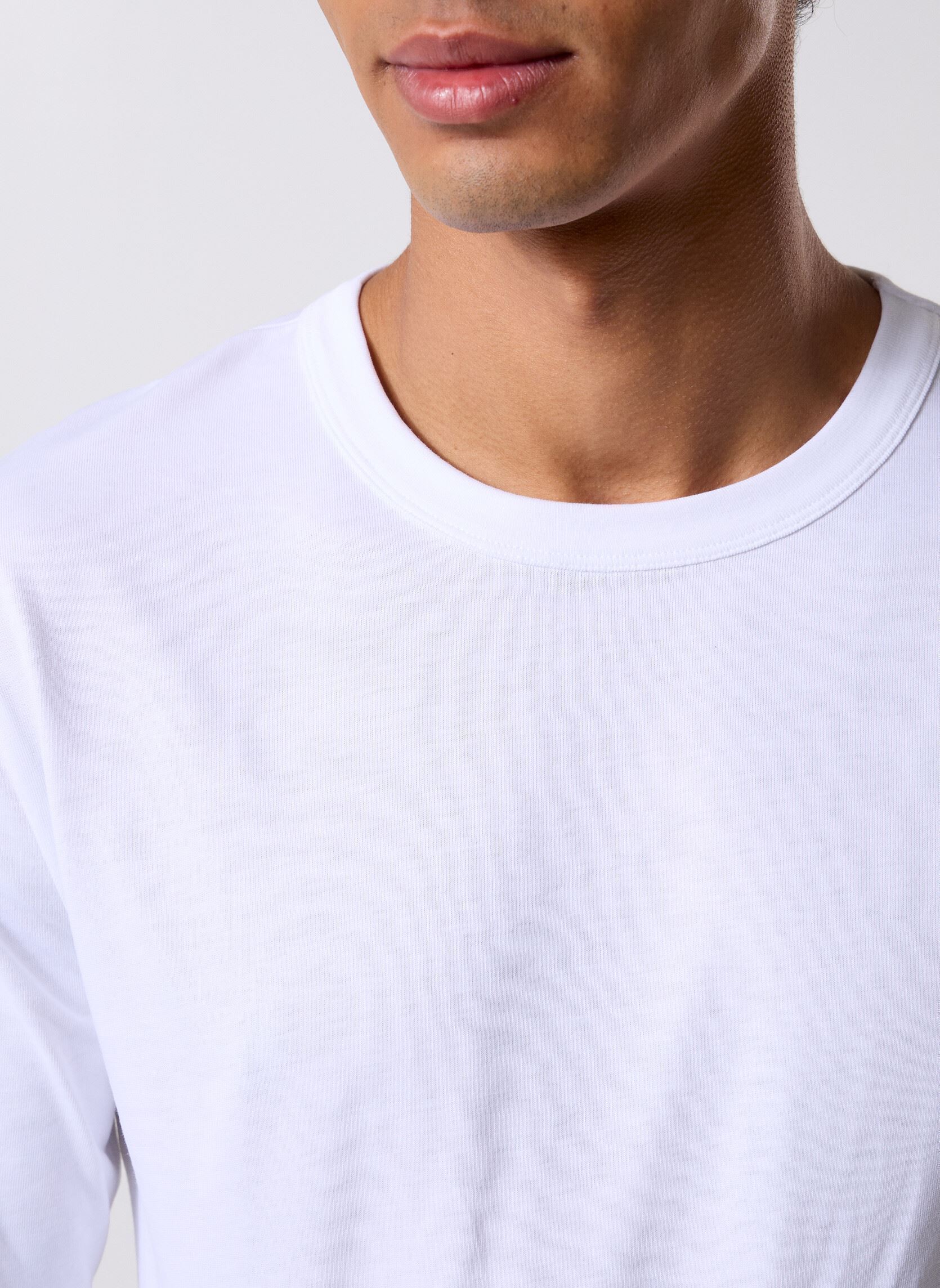 Langarm-T-Shirts TPERFLONG herren weiß Marvin&Co Langarm-T-Shirts TPERFLONG herren weiß BRIGHT WHITE