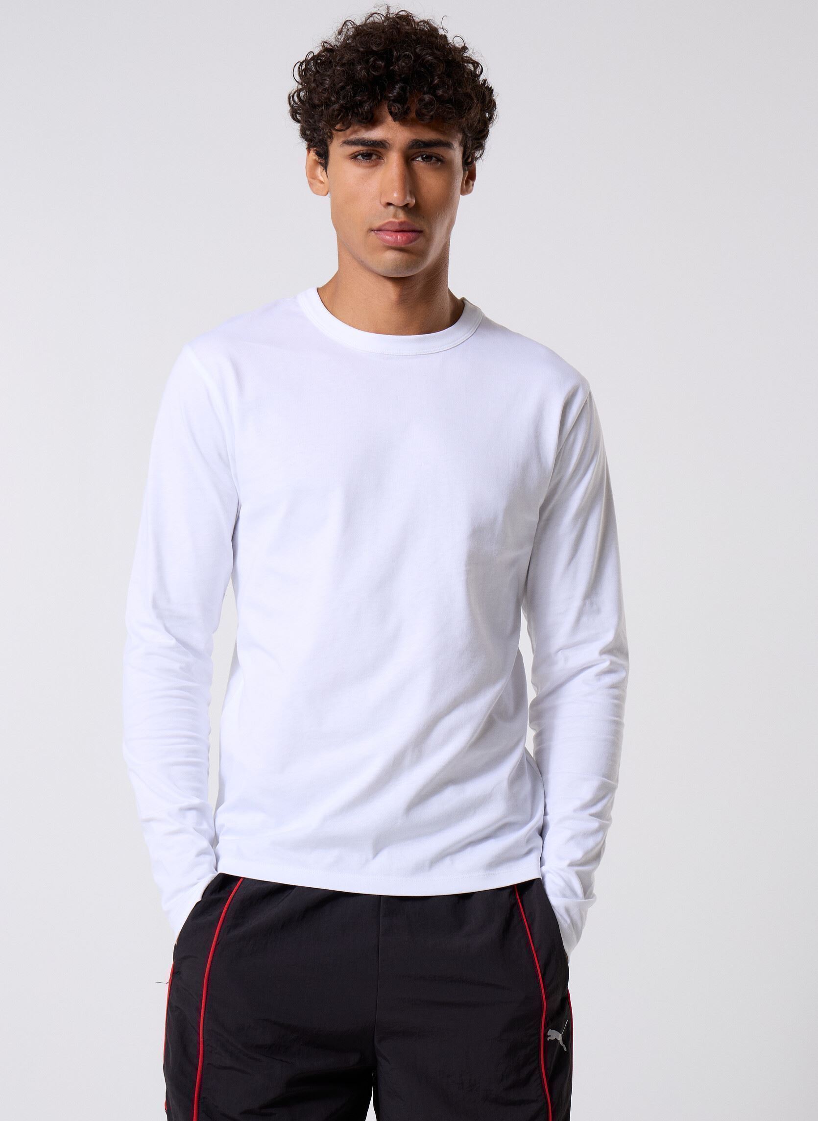 Langarm-T-Shirts TPERFLONG herren weiß Marvin&Co Langarm-T-Shirts TPERFLONG herren weiß BRIGHT WHITE