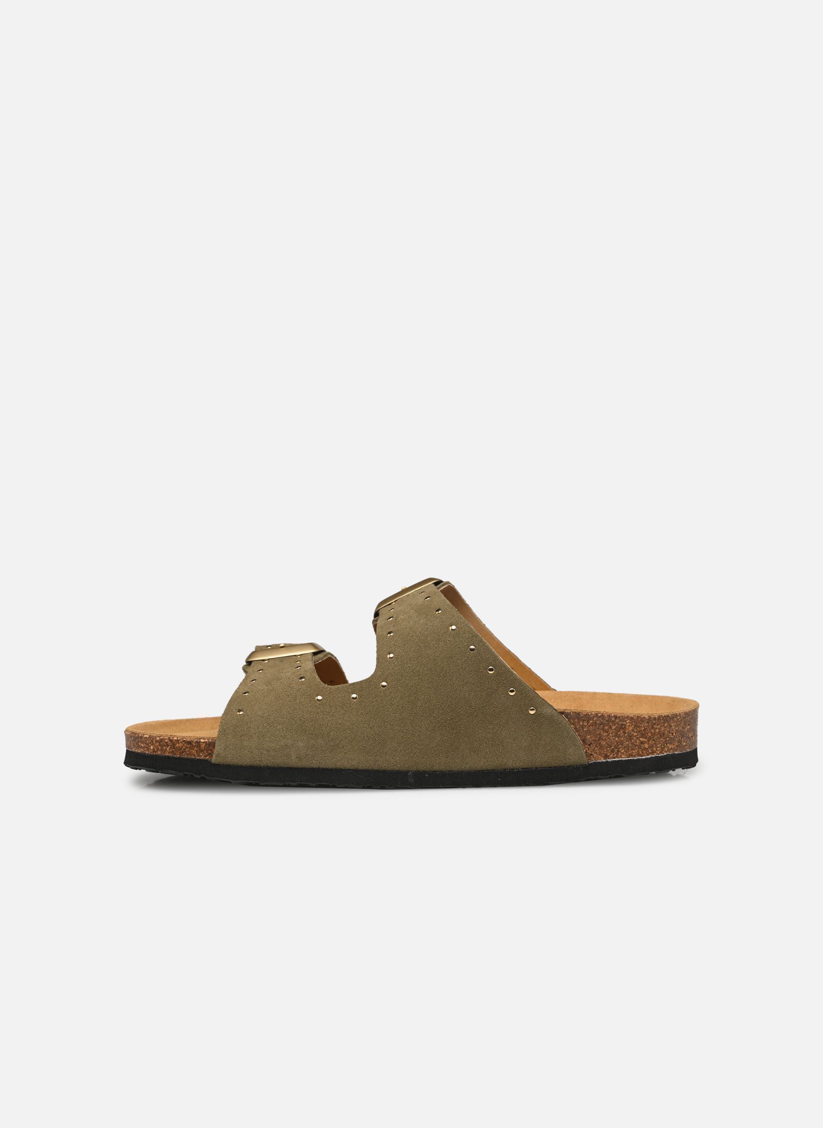 Pantoletten und Clogs BETA RE SQUARE damen grün Plakton Pantoletten und Clogs BETA RE SQUARE damen grün LIGHT KAKI 717 X
