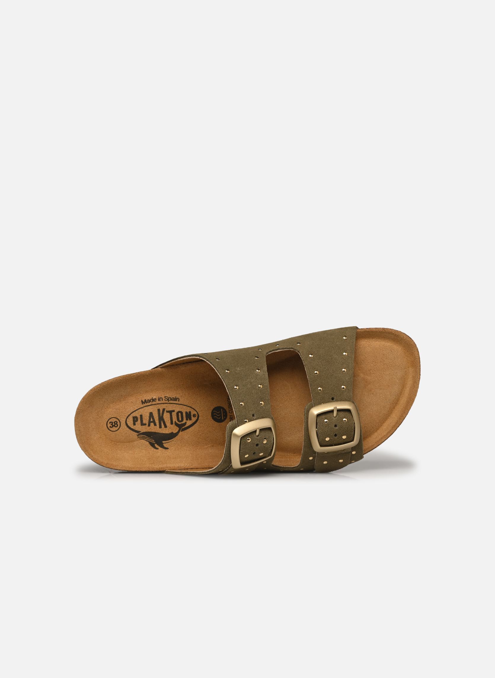 Pantoletten und Clogs BETA RE SQUARE damen grün Plakton Pantoletten und Clogs BETA RE SQUARE damen grün LIGHT KAKI 717 X