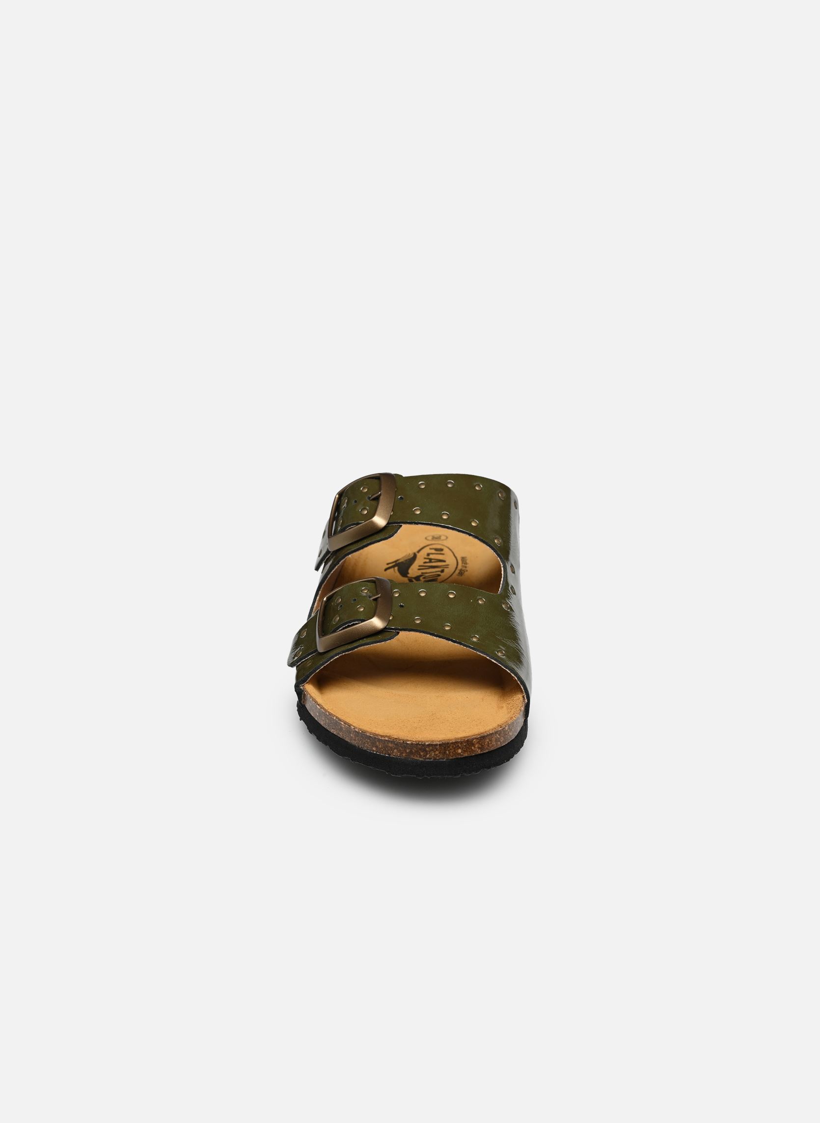 Pantoletten und Clogs BETA RE SQUARE damen grün Plakton Pantoletten und Clogs BETA RE SQUARE damen grün MUSGO