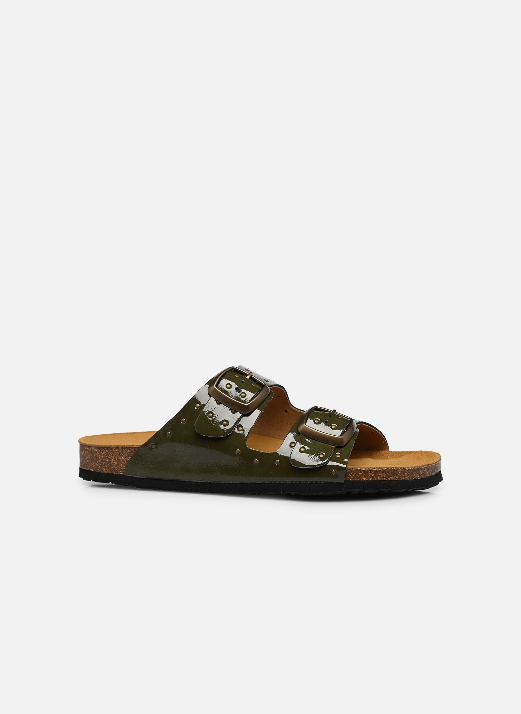 Pantoletten und Clogs BETA RE SQUARE damen grün Plakton Pantoletten und Clogs BETA RE SQUARE damen grün MUSGO