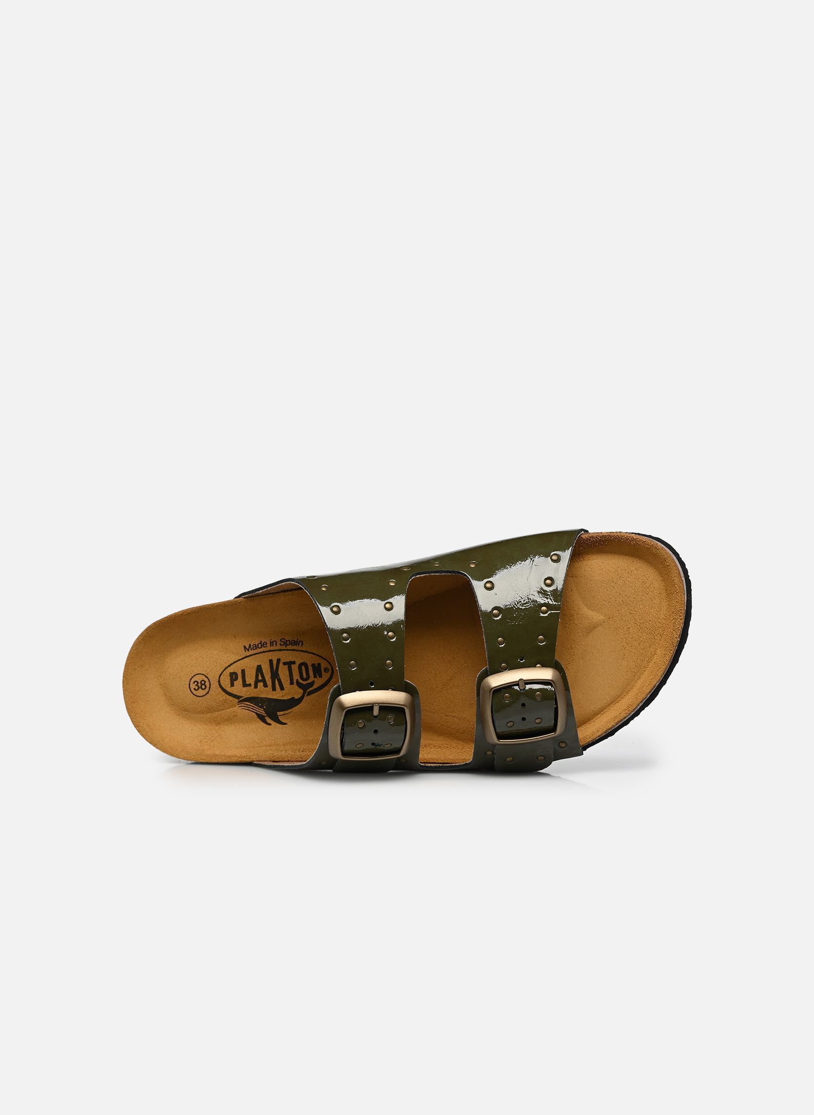 Pantoletten und Clogs BETA RE SQUARE damen grün Plakton Pantoletten und Clogs BETA RE SQUARE damen grün MUSGO