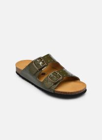 Pantoletten und Clogs BETA RE SQUARE damen grün