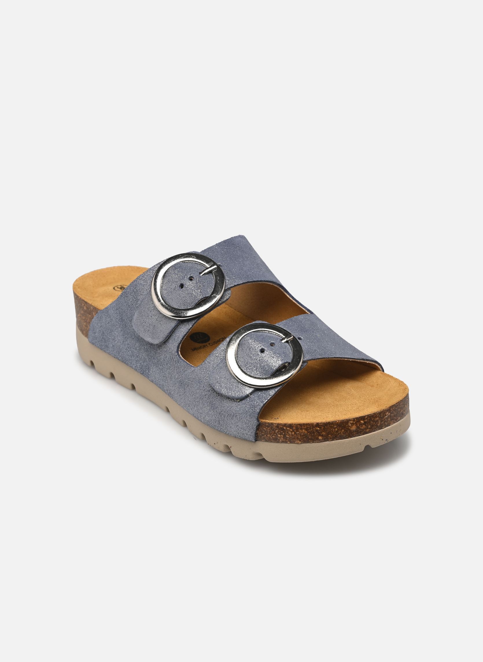 Pantoletten und Clogs MEMORY damen blau Plakton Pantoletten und Clogs MEMORY damen blau IRIS