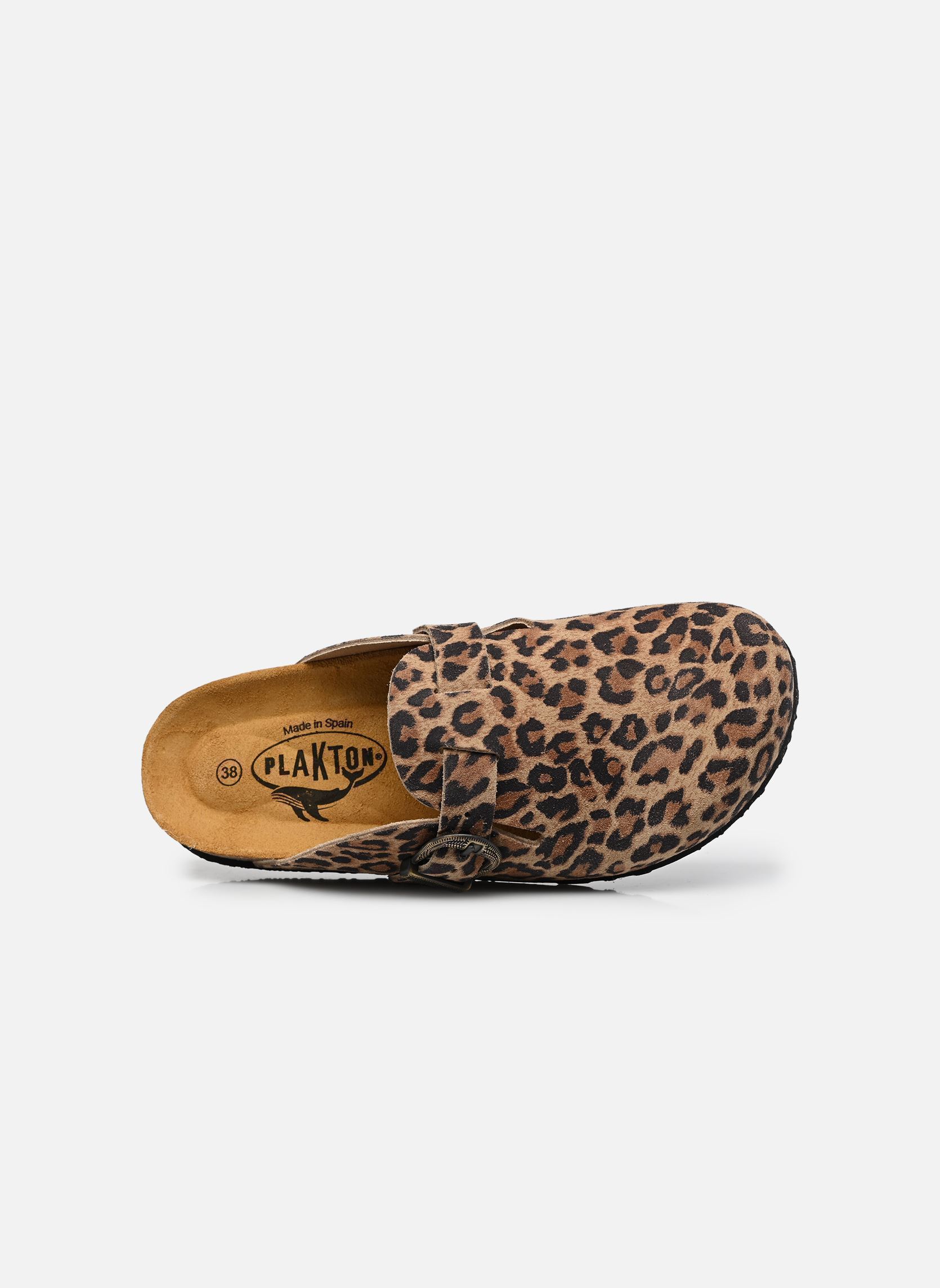 Mules et sabots BLOGG WEST femme marron Plakton Mules et sabots BLOGG WEST femme marron LEOPARDO METAL MUSHROOM