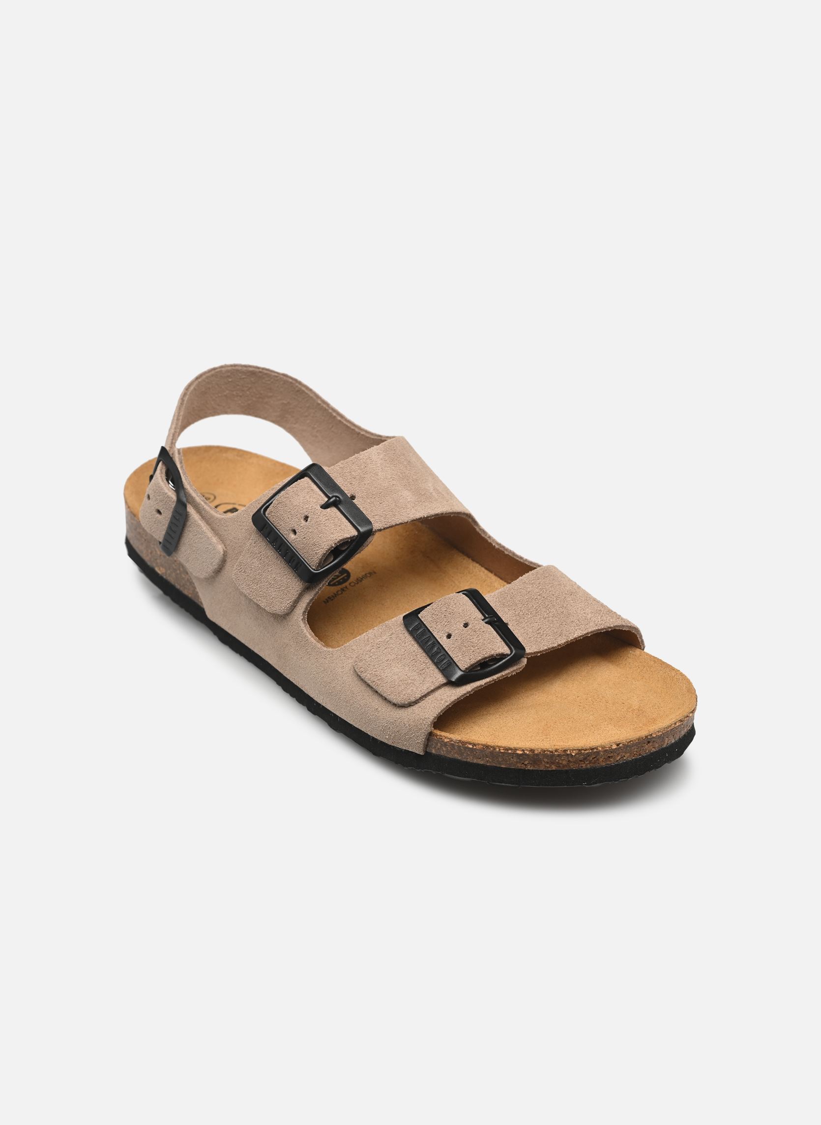 Sandales plates BAKU femme beige Plakton Sandales plates BAKU femme beige PIEDRA 304 SA