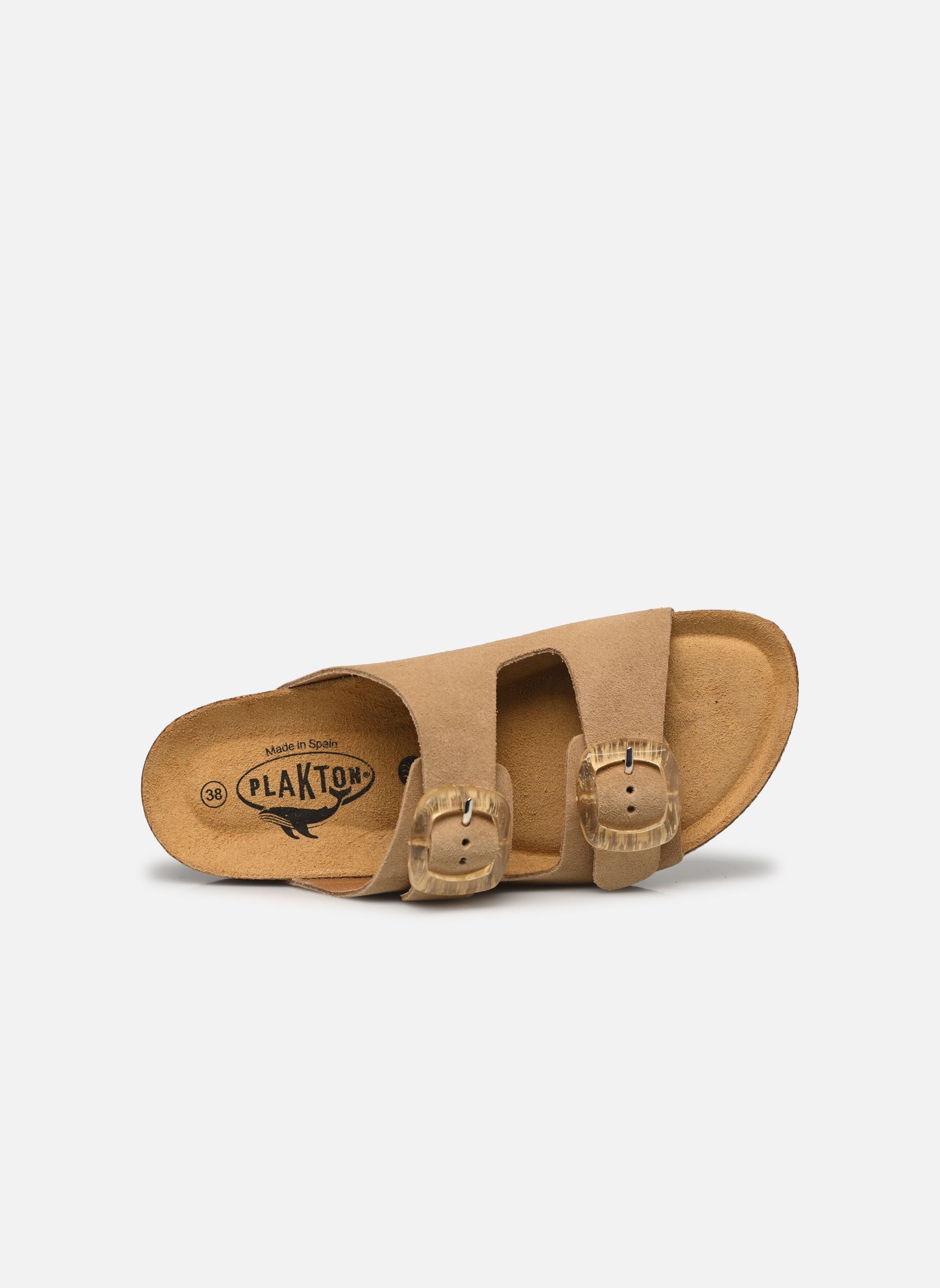 Zuecos y mules BETA FLEX mujer marrón Plakton Zuecos y mules BETA FLEX mujer marrón TAN 106 X