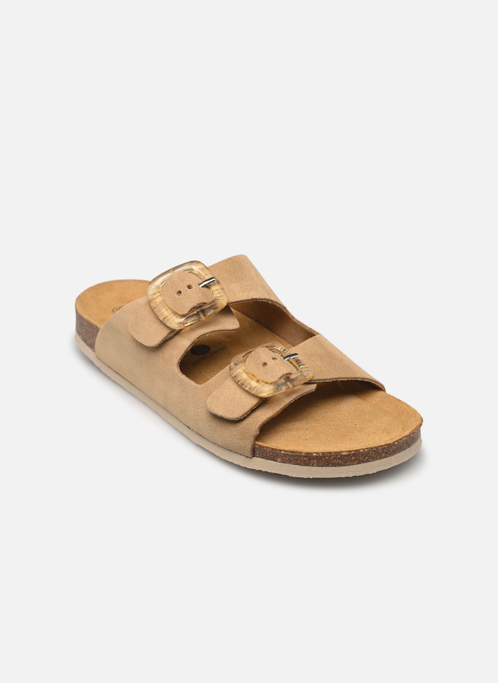 Zuecos y mules BETA FLEX mujer marrón Plakton Zuecos y mules BETA FLEX mujer marrón TAN 106 X