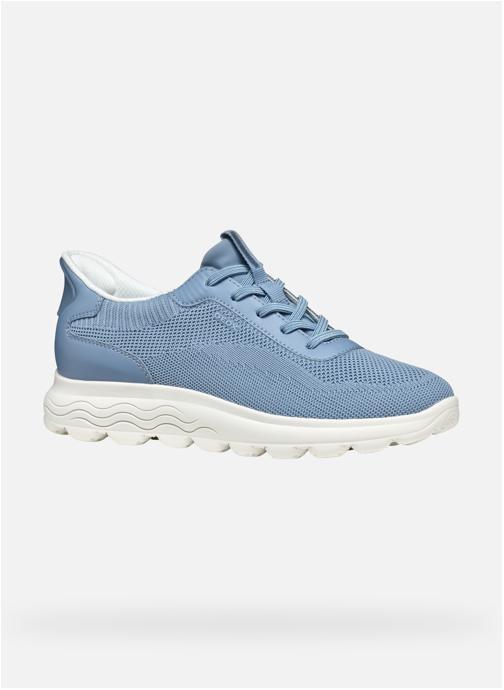 Geox Baskets basses D SPHERICA PLUS femme bleu