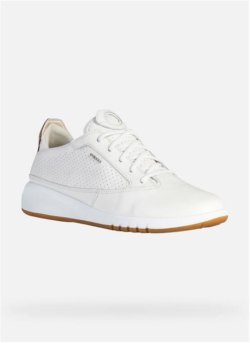 Geox Baskets basses D AERANTIS femme blanc