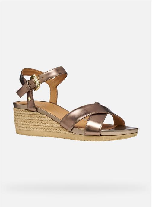 Geox Sandales D ISCHIA CORDA femme beige
