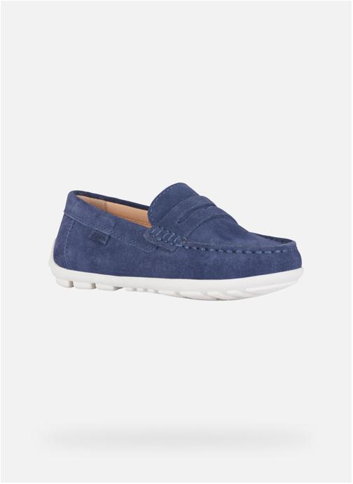 Geox Mocassins J NEW FAST BOY garçon bleu