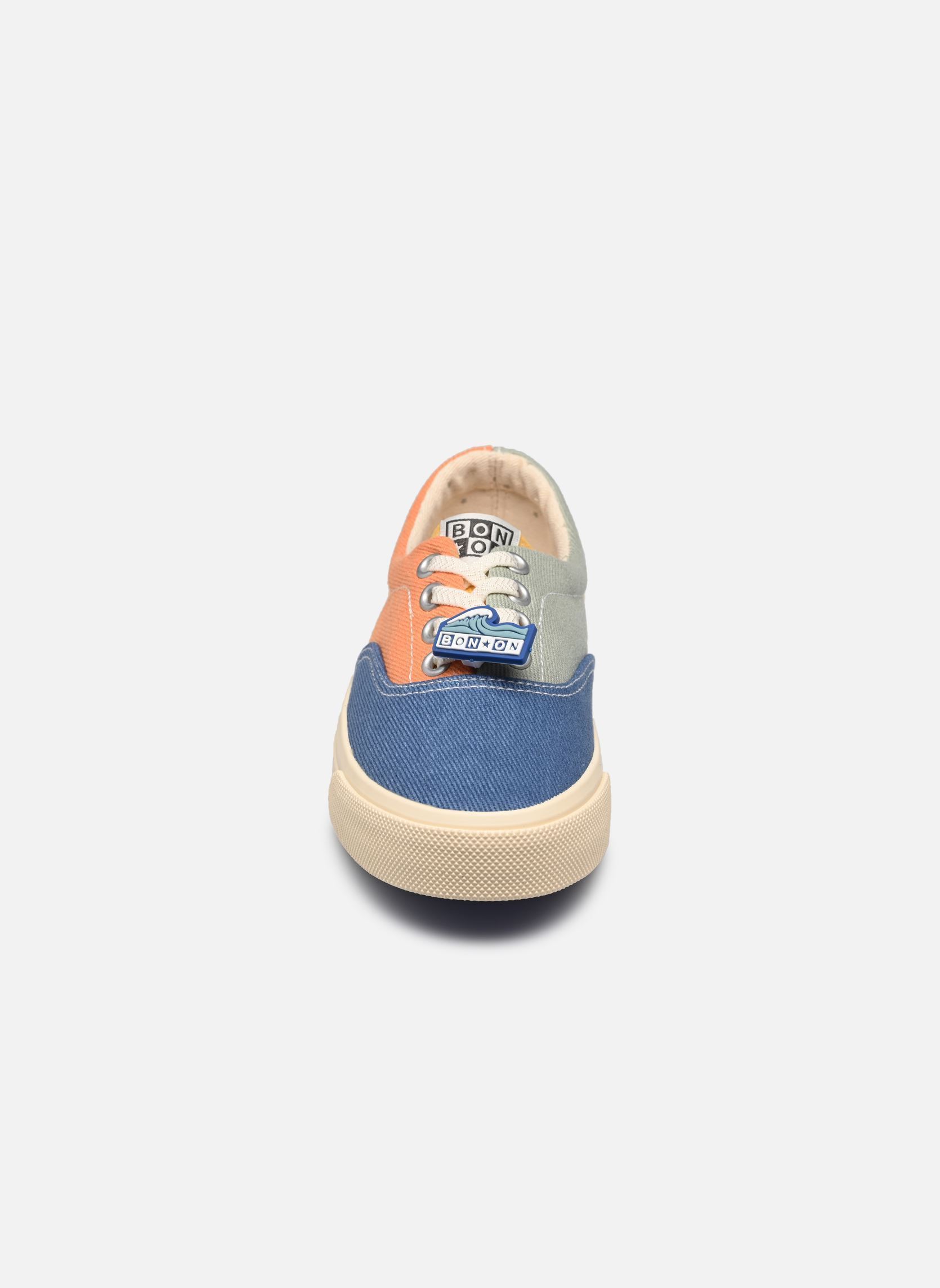 Baskets SKATE ELAST garçon multicolore Bonton Baskets SKATE ELAST garçon multicolore MULTICO BLUE