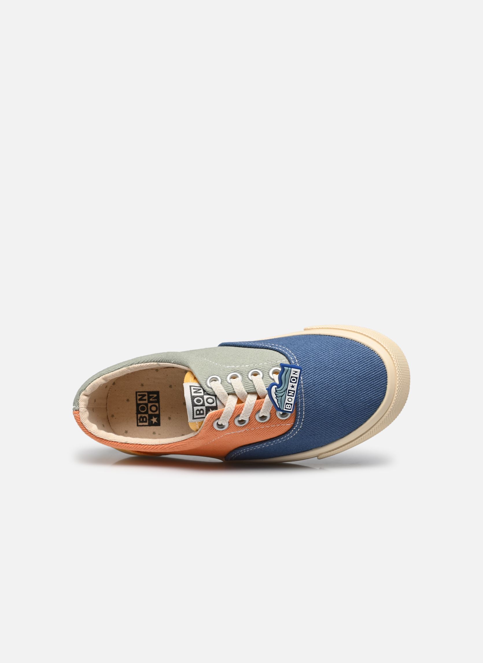 Baskets SKATE ELAST garçon multicolore Bonton Baskets SKATE ELAST garçon multicolore MULTICO BLUE