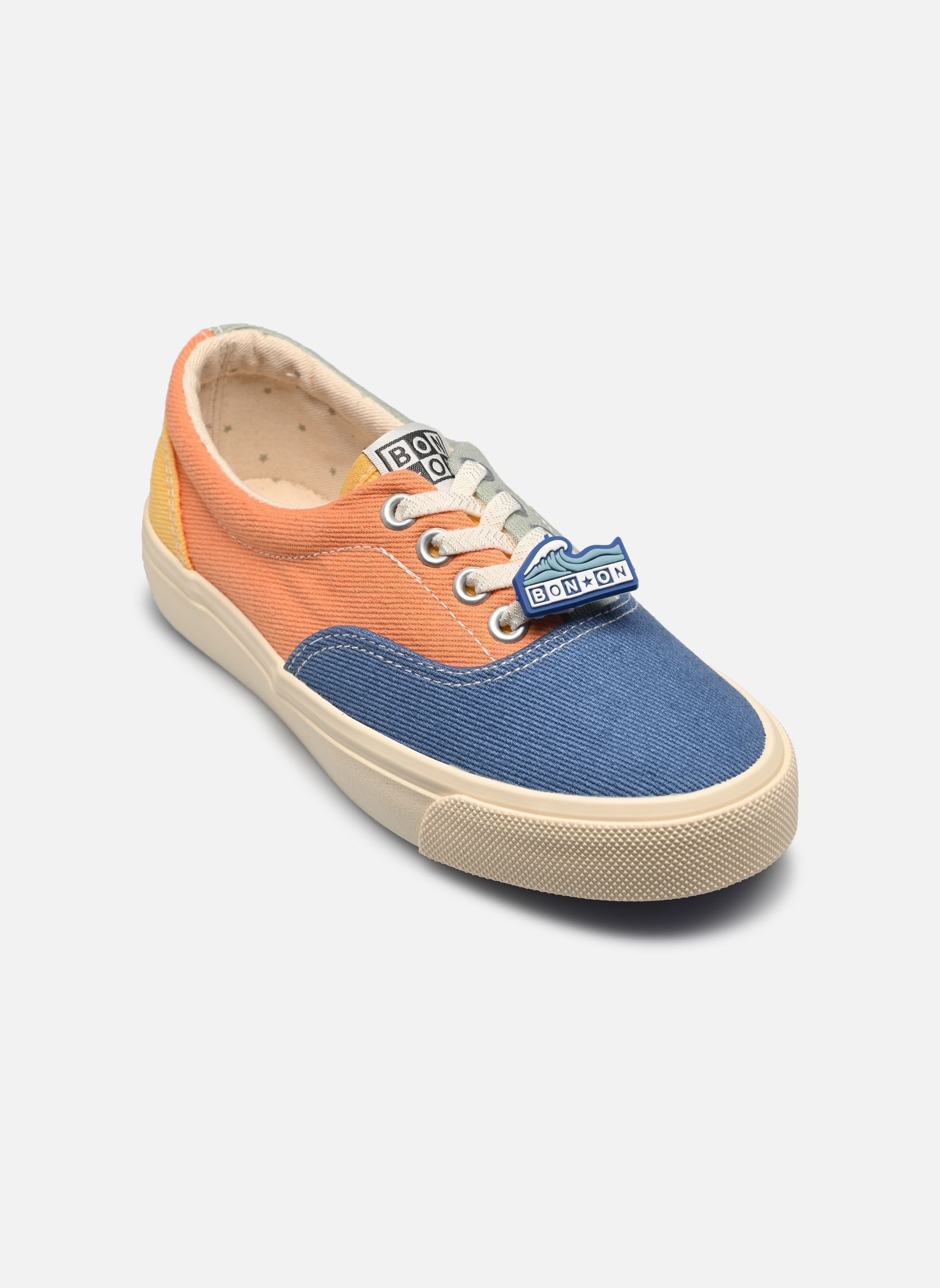 Baskets SKATE ELAST garçon multicolore Bonton Baskets SKATE ELAST garçon multicolore MULTICO BLUE