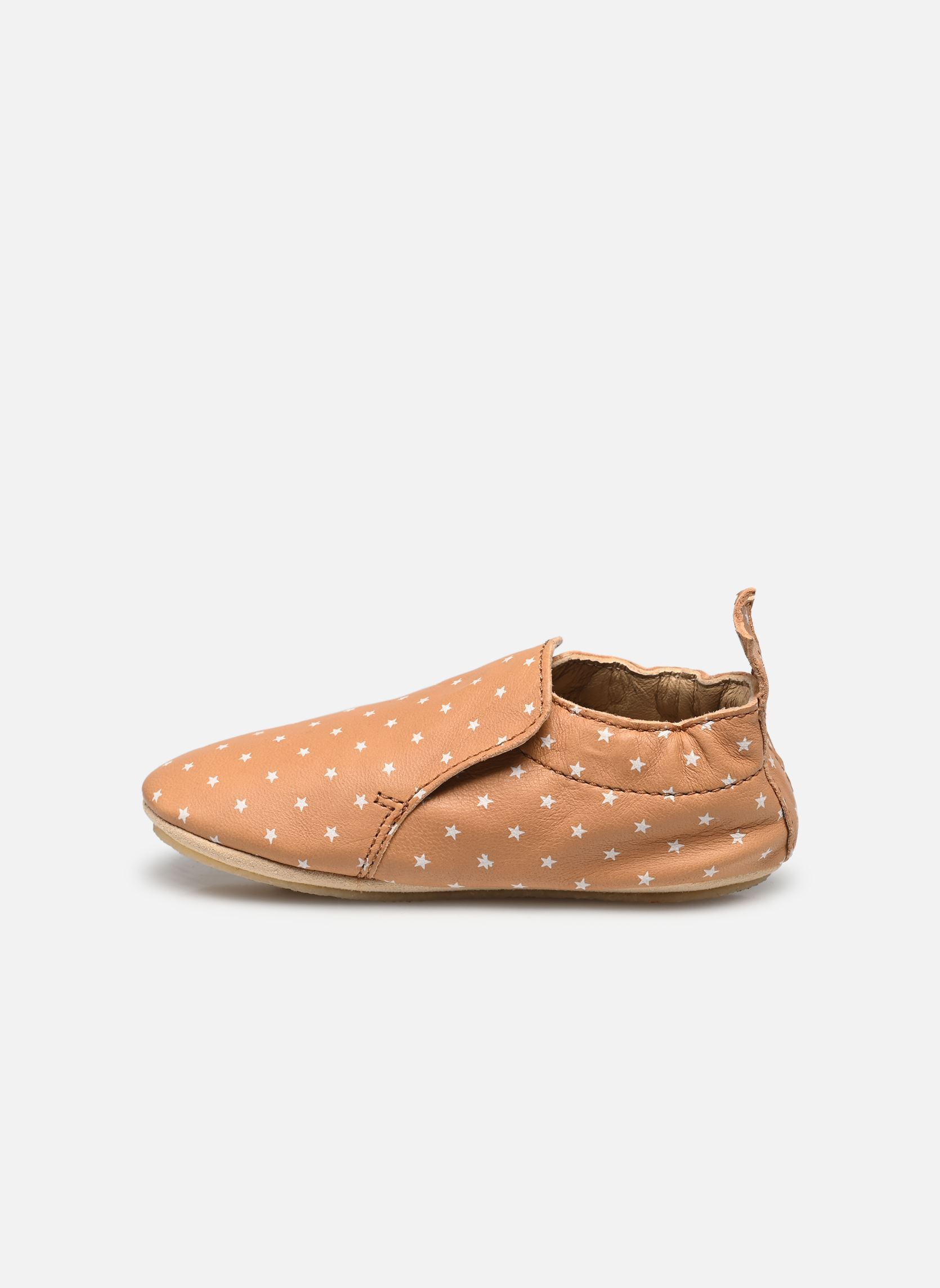 Chaussons DOUDOU STAR garçon marron Bonton Chaussons DOUDOU STAR garçon marron MINI STAR CAMEL-WHIT