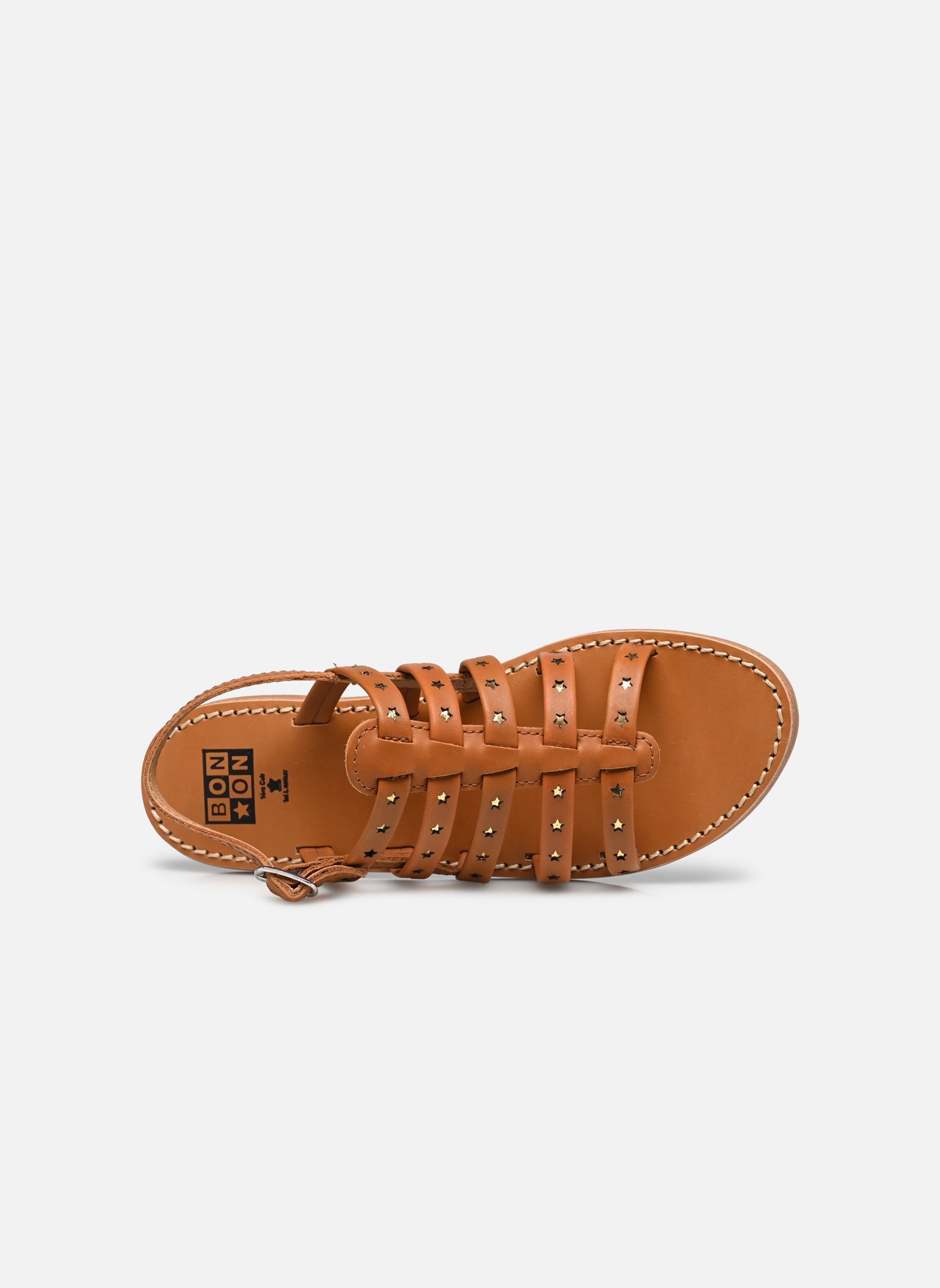 Sandales SANDY SPART fille marron Bonton Sandales SANDY SPART fille marron Cognac