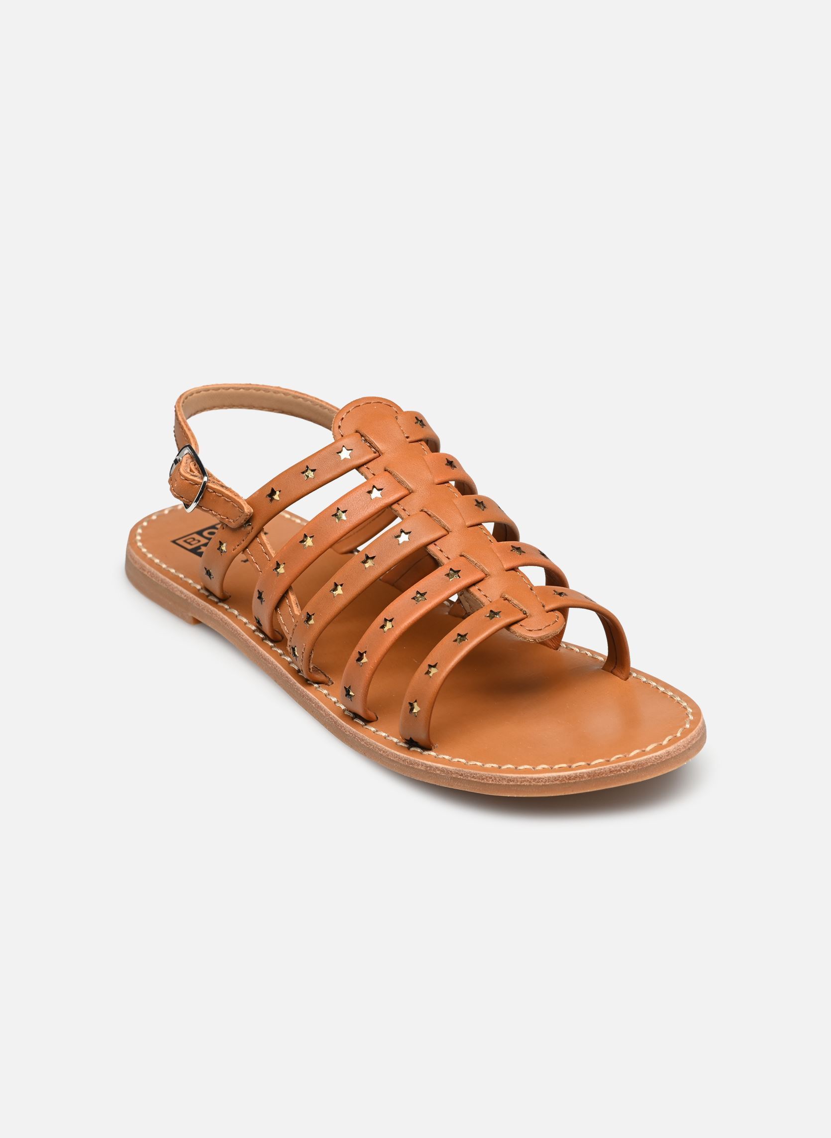Sandales SANDY SPART fille marron Bonton Sandales SANDY SPART fille marron Cognac