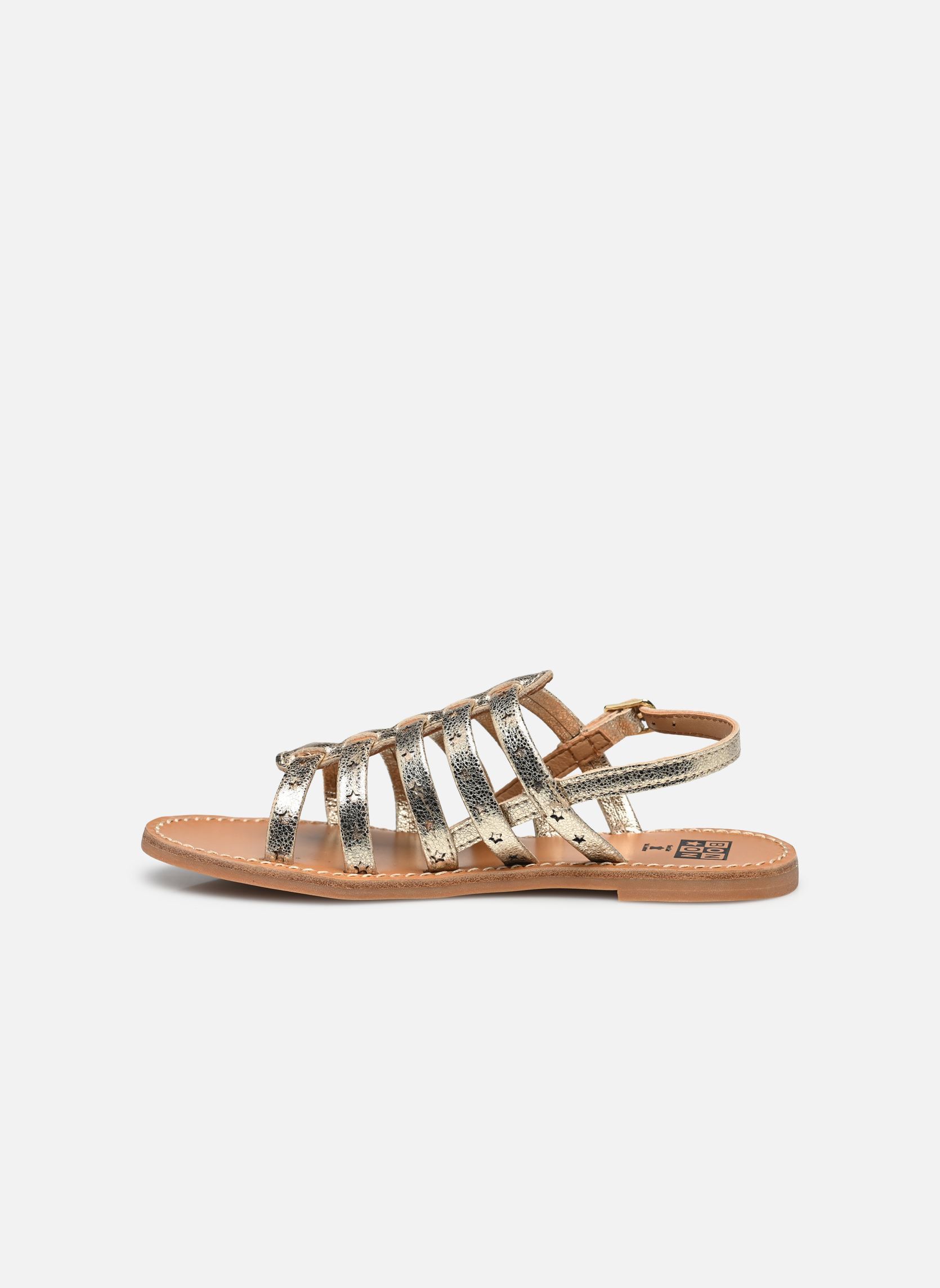 Sandales SANDY SPART fille or et bronze Bonton Sandales SANDY SPART fille or et bronze Platine