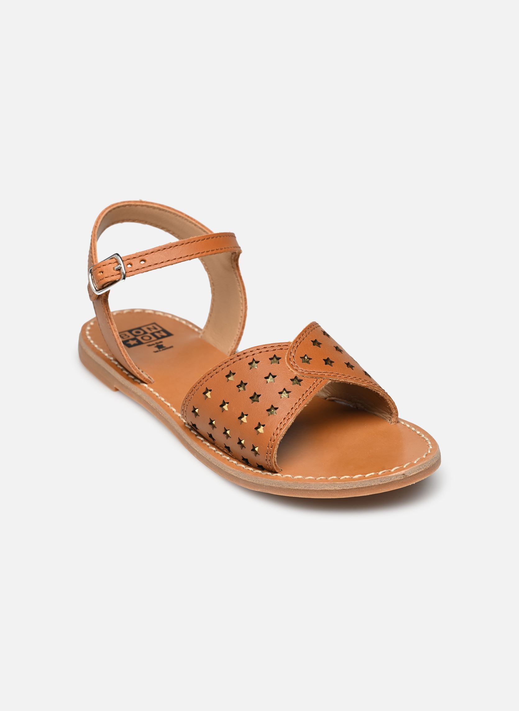 Sandalen SANDY PERFO mädchen braun Bonton Sandalen SANDY PERFO mädchen braun Cognac