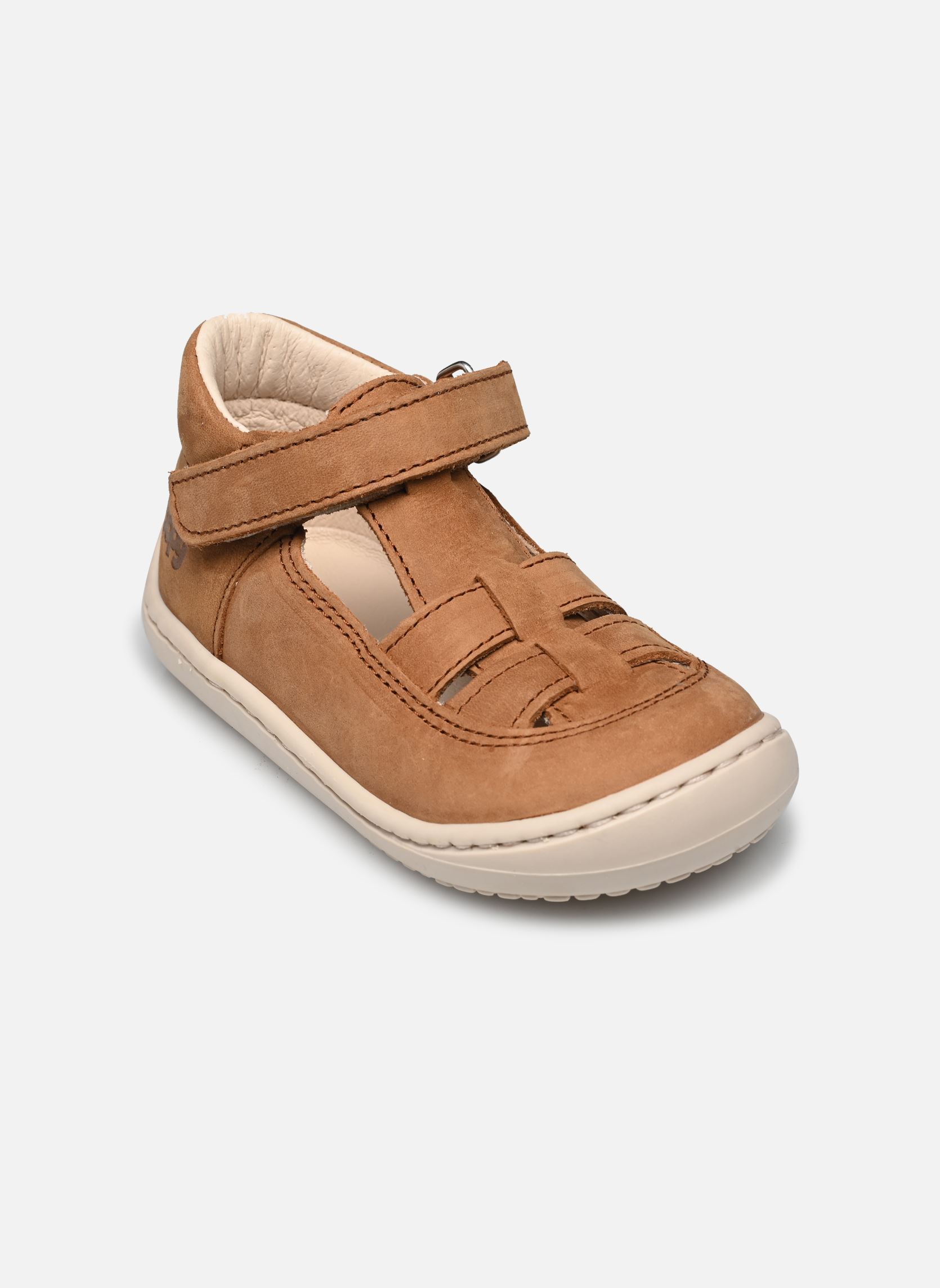 Ballerines BONBEC BAREFOOT garçon marron Bopy Ballerines BONBEC BAREFOOT garçon marron COGNAC