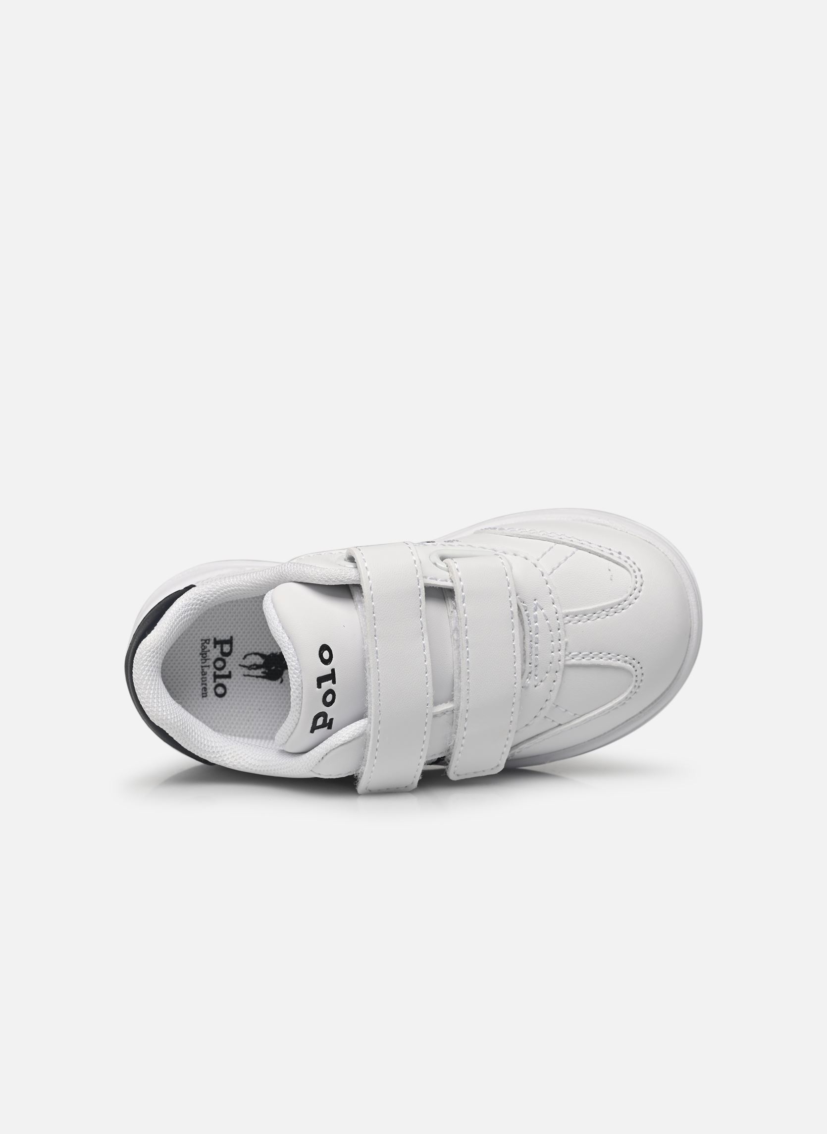 Sneakers basse HERITAGE COURT III T-TOE EZ bianco Polo Ralph Lauren Sneakers basse HERITAGE COURT III T-TOE EZ bianco T-WHITE / NAVY SMOOTH
