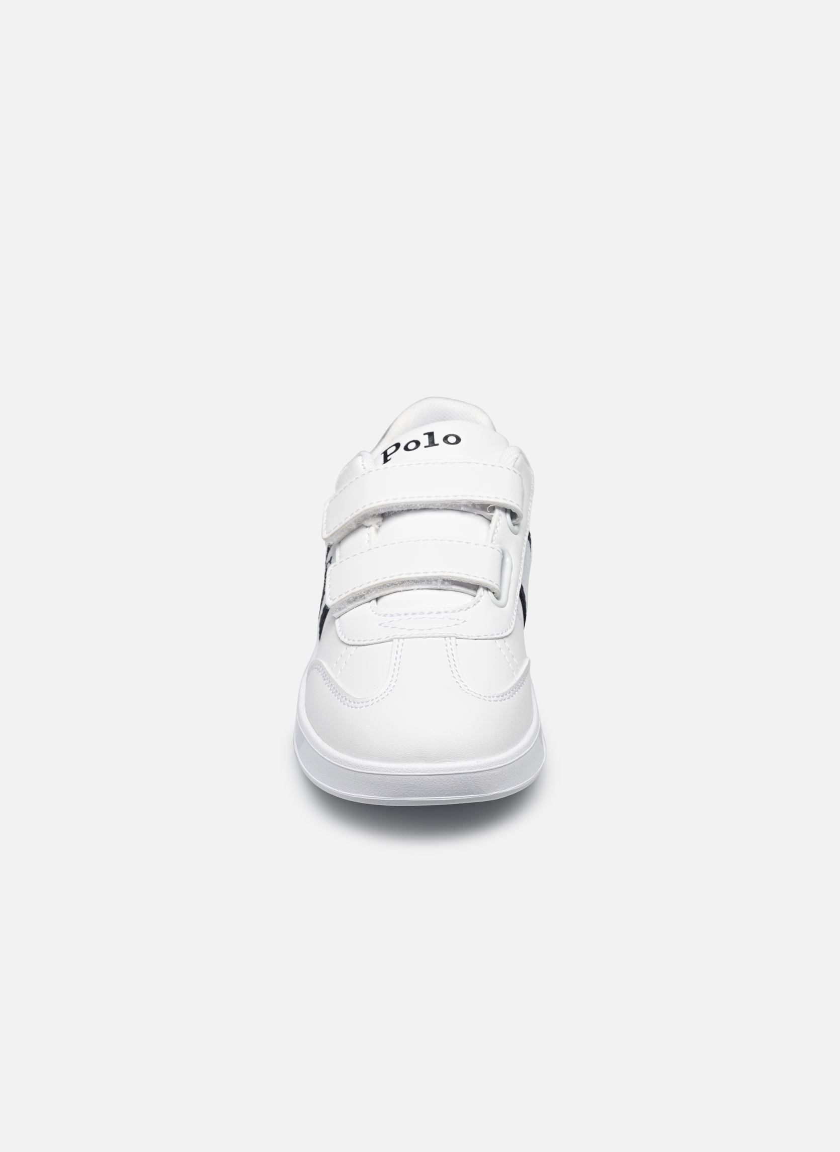 Niedrige Sneaker HERITAGE COURT III T-TOE EZ weiß Polo Ralph Lauren Niedrige Sneaker HERITAGE COURT III T-TOE EZ weiß C-WHITE / NAVY SMOOTH