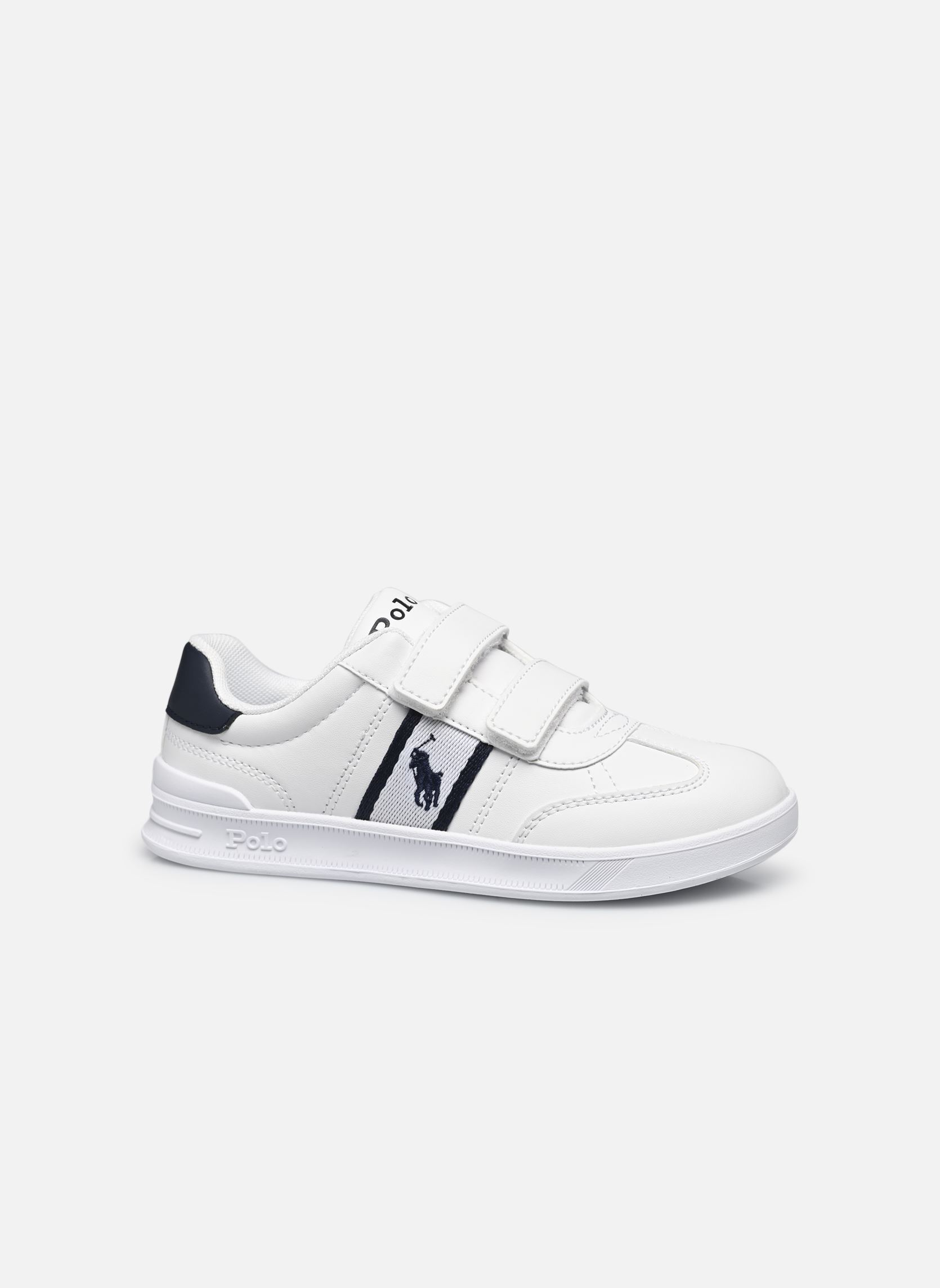 Niedrige Sneaker HERITAGE COURT III T-TOE EZ weiß Polo Ralph Lauren Niedrige Sneaker HERITAGE COURT III T-TOE EZ weiß C-WHITE / NAVY SMOOTH