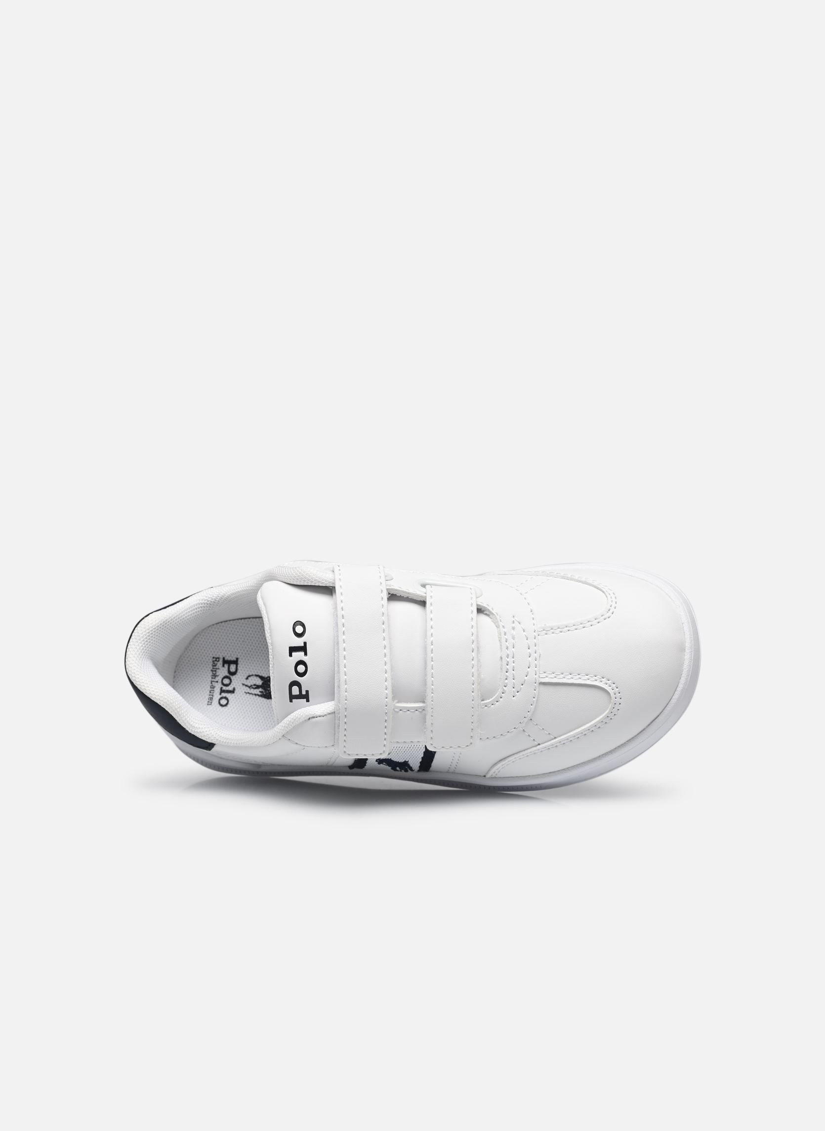 Niedrige Sneaker HERITAGE COURT III T-TOE EZ weiß Polo Ralph Lauren Niedrige Sneaker HERITAGE COURT III T-TOE EZ weiß C-WHITE / NAVY SMOOTH