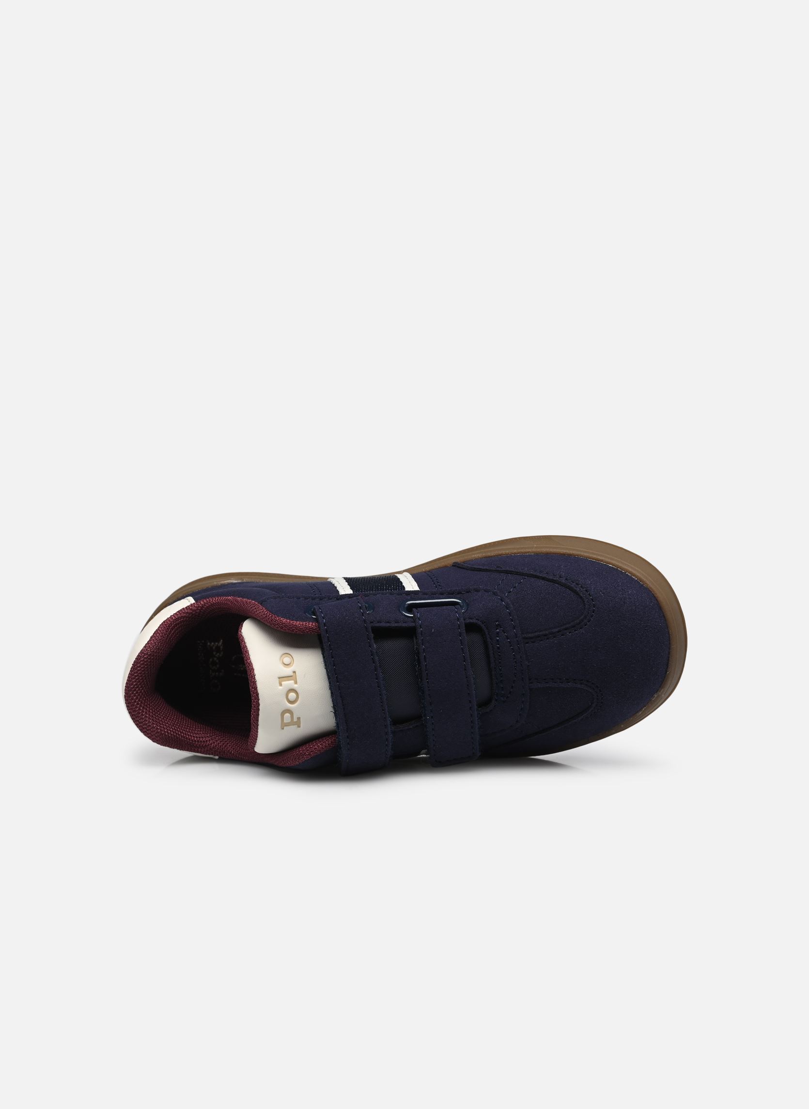 Baskets basses HERITAGE COURT III T-TOE EZ bleu Polo Ralph Lauren Baskets basses HERITAGE COURT III T-TOE EZ bleu NAVY SUPER SUEDED/CREAM W/ GOL