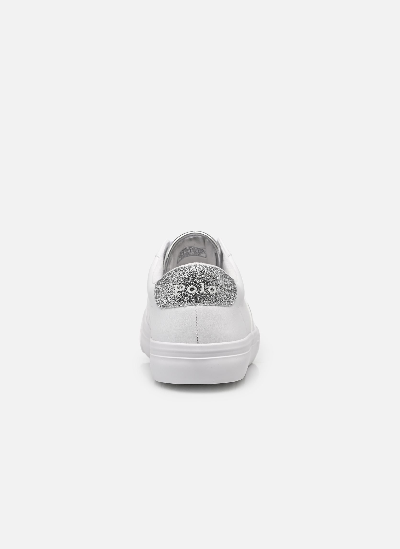 Lage sneakers RYLEY meisjes wit Polo Ralph Lauren Lage sneakers RYLEY meisjes wit WHITE SMOOTH / SILVER GLITTER