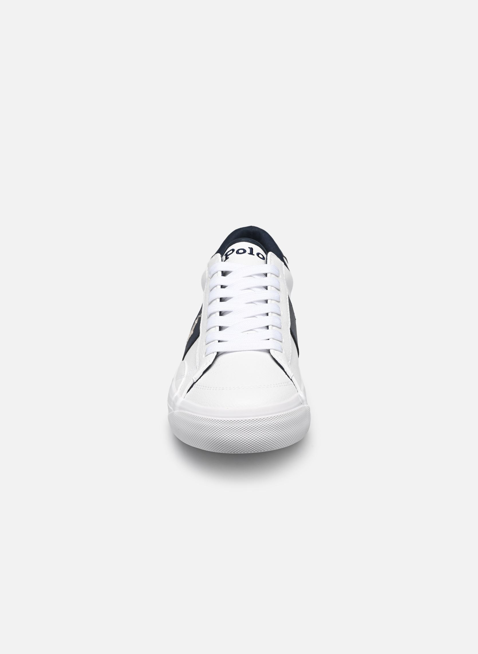 Baskets basses RYLEY blanc Polo Ralph Lauren Baskets basses RYLEY blanc WHITE TUMBLED/NAVY W/ CREAM P