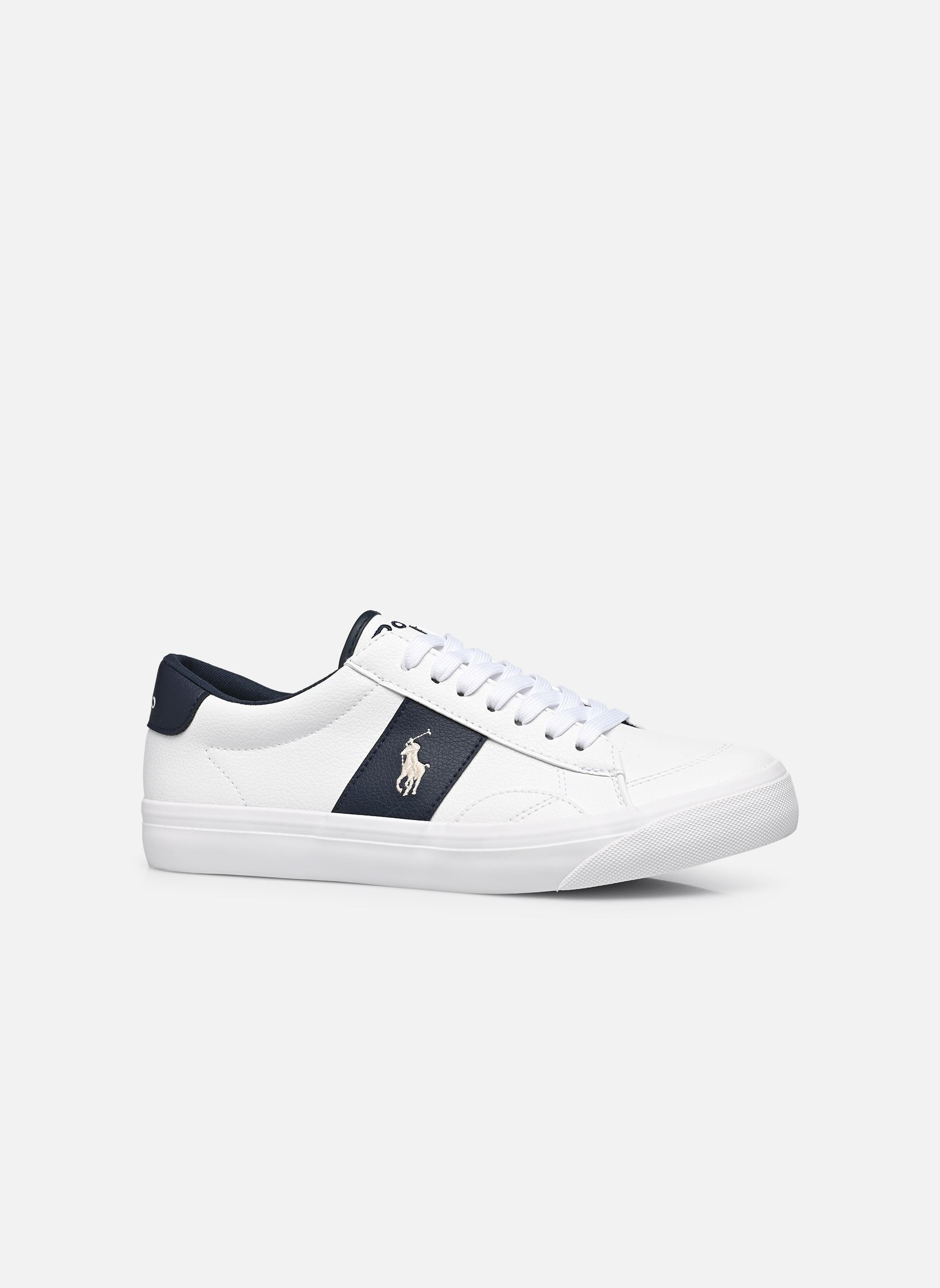 Baskets basses RYLEY blanc Polo Ralph Lauren Baskets basses RYLEY blanc WHITE TUMBLED/NAVY W/ CREAM P