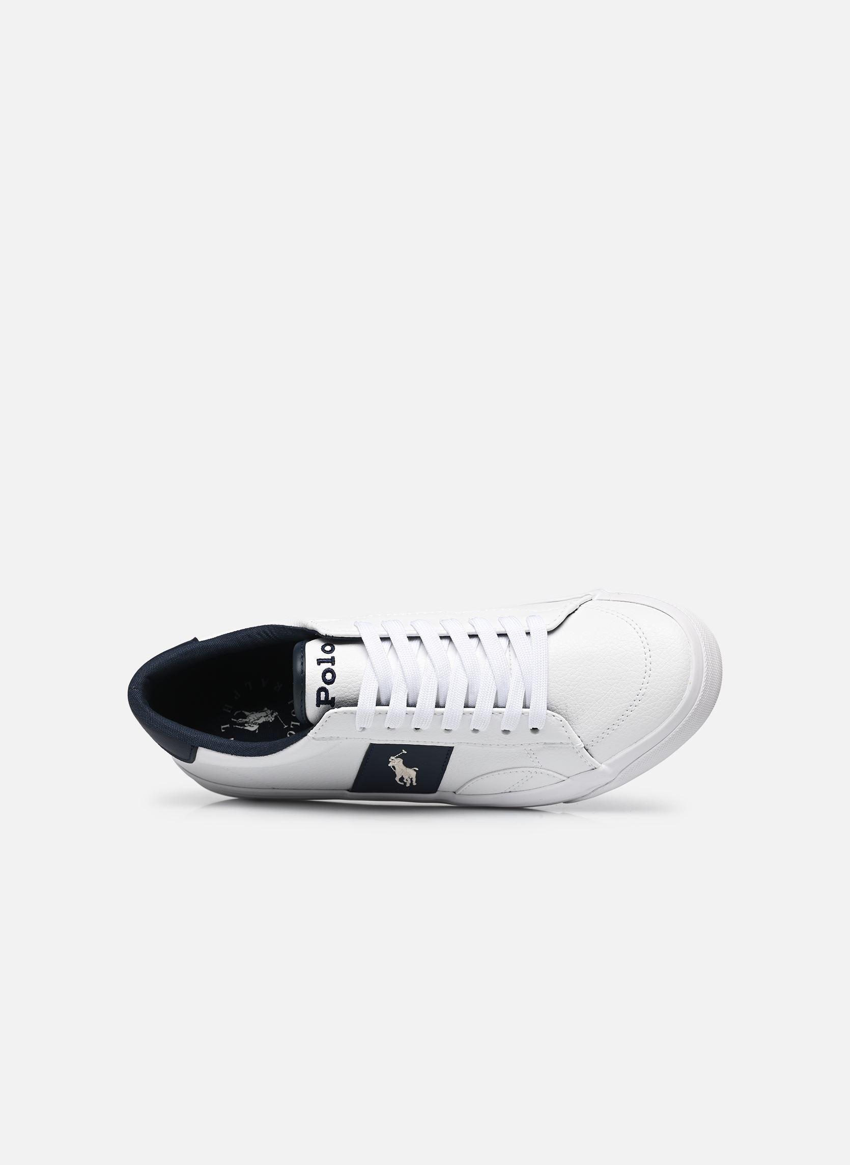 Baskets basses RYLEY blanc Polo Ralph Lauren Baskets basses RYLEY blanc WHITE TUMBLED/NAVY W/ CREAM P