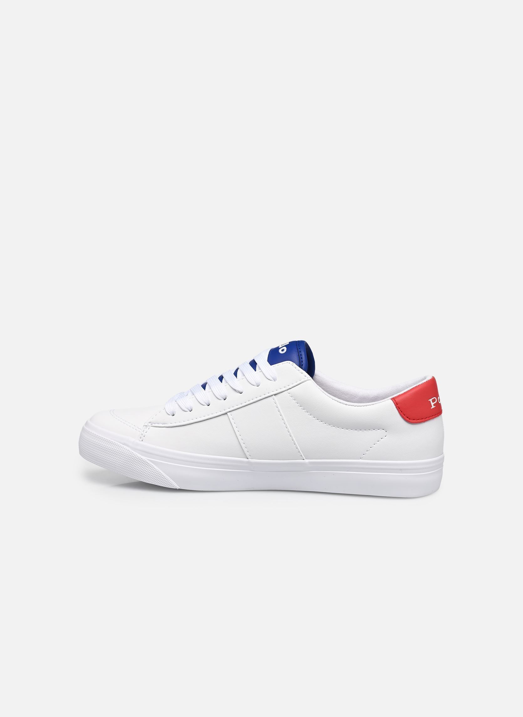 Baskets basses RYLEY garçon blanc Polo Ralph Lauren Baskets basses RYLEY garçon blanc WHITE TUMBLED/ROYAL TUMBLED/RE