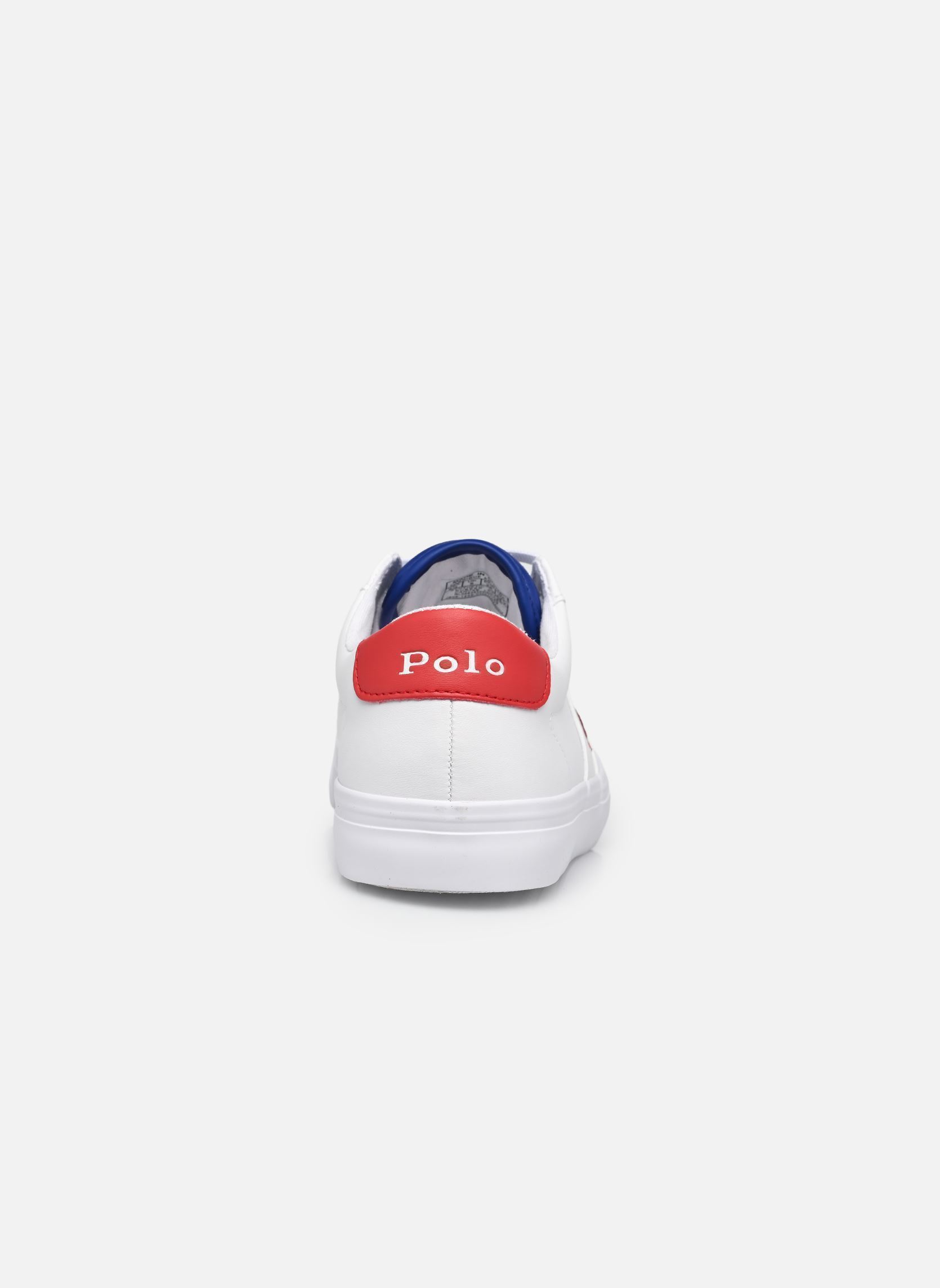 Baskets basses RYLEY garçon blanc Polo Ralph Lauren Baskets basses RYLEY garçon blanc WHITE TUMBLED/ROYAL TUMBLED/RE