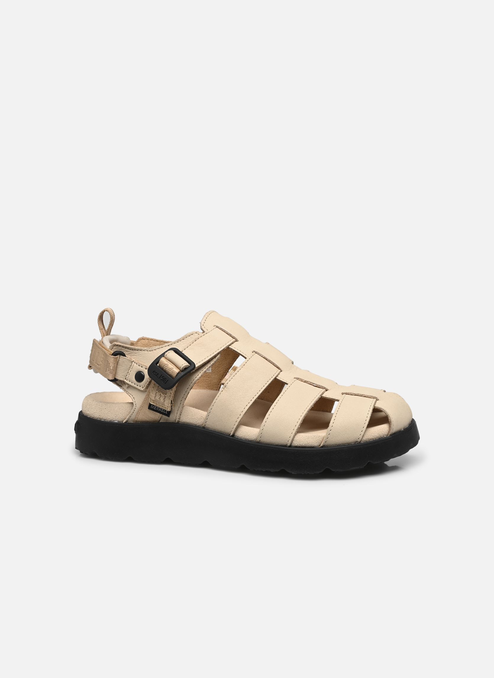 Platte sandalen FLEUR FISHERMAN dames wit Merrell Platte sandalen FLEUR FISHERMAN dames wit POPLAR/LATTE