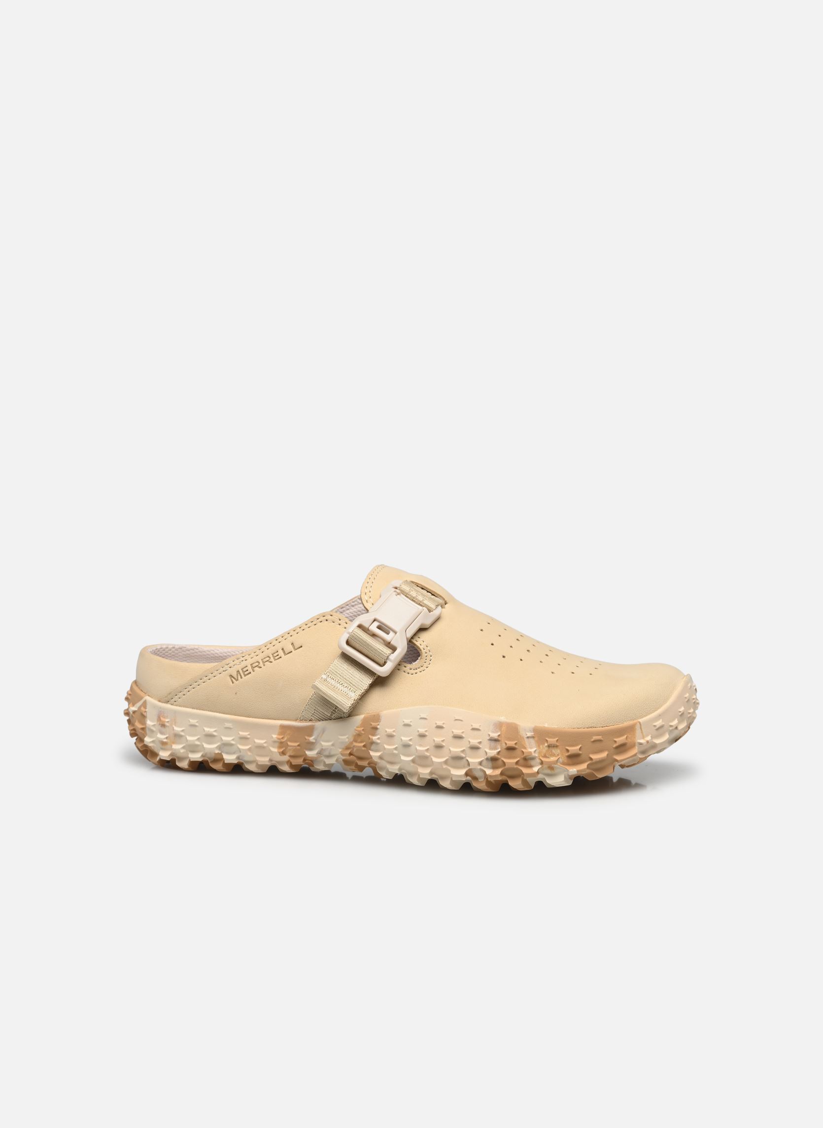 Muilen en klompen WRAPT SLIDE NUBUCK dames wit Merrell Muilen en klompen WRAPT SLIDE NUBUCK dames wit NUBUCK/POPLAR
