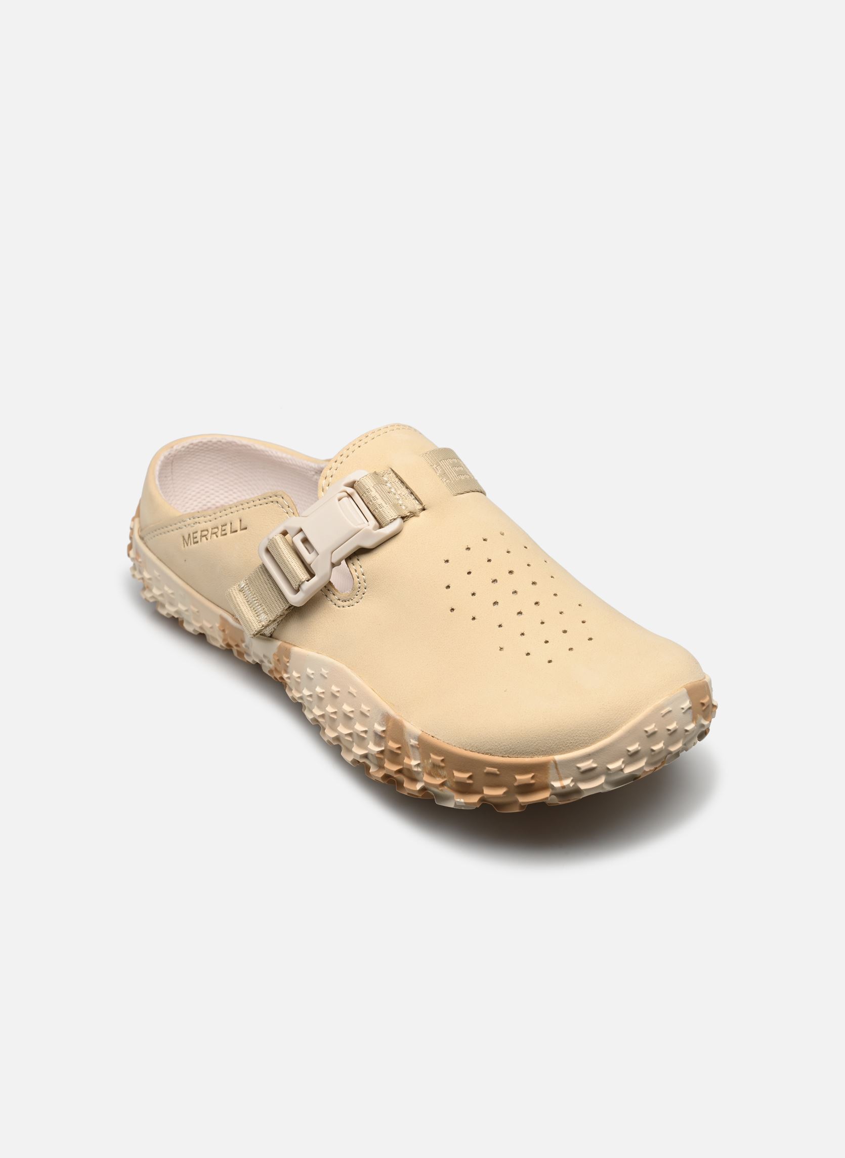Muilen en klompen WRAPT SLIDE NUBUCK dames wit Merrell Muilen en klompen WRAPT SLIDE NUBUCK dames wit NUBUCK/POPLAR