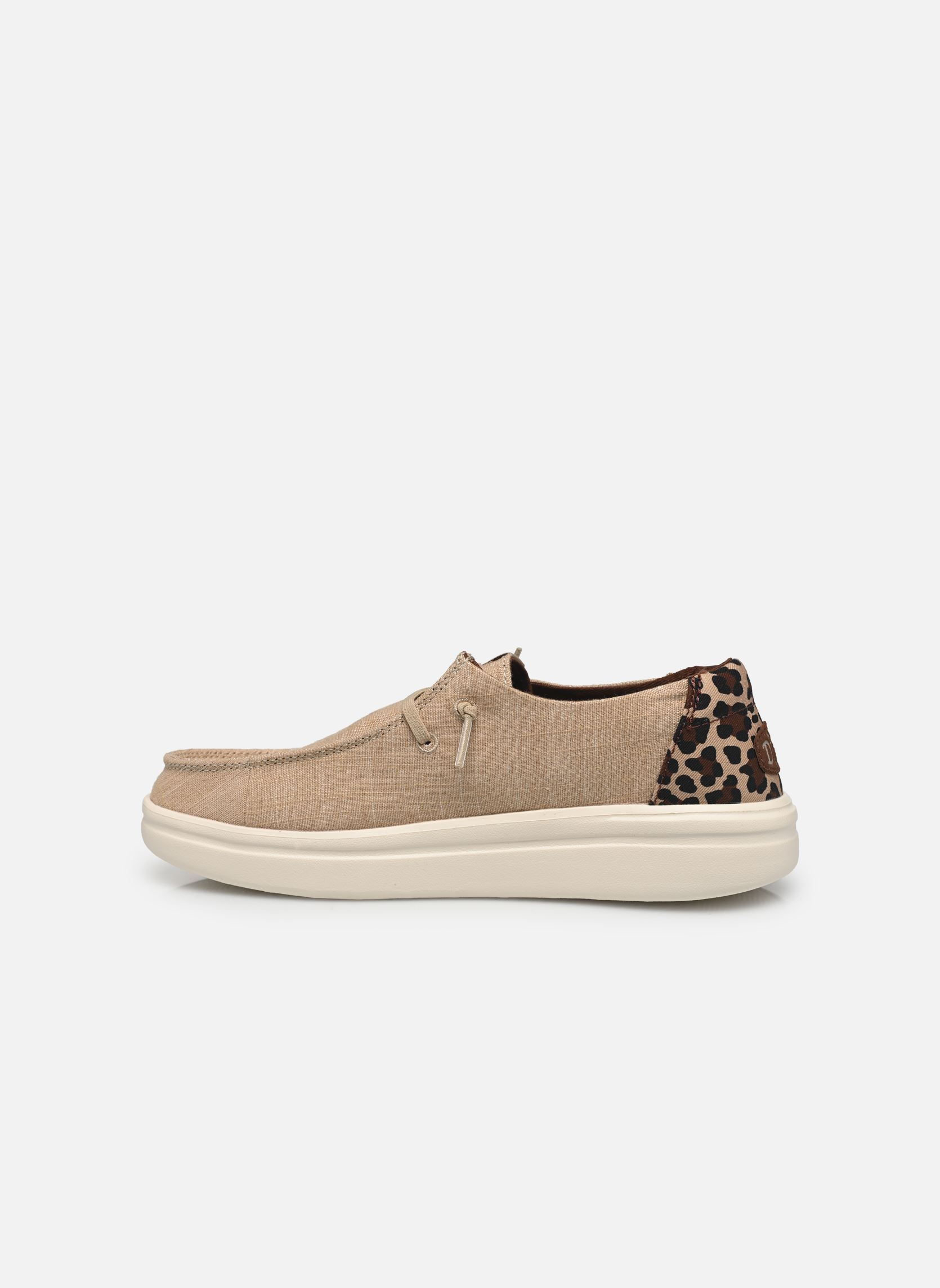 Baskets Wendy Rise Animal femme beige HEYDUDE Baskets Wendy Rise Animal femme beige TAN/MULTI