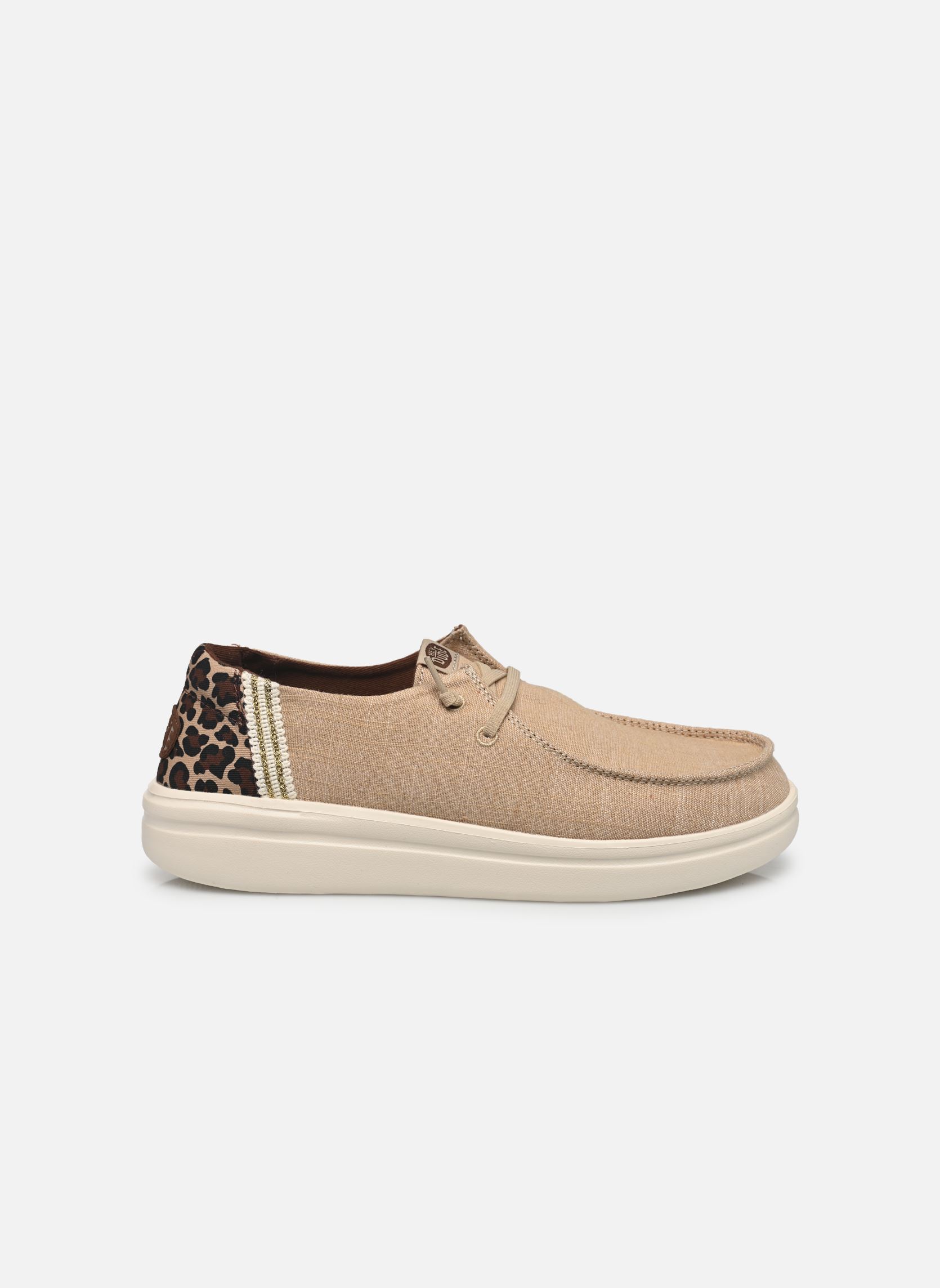 Baskets Wendy Rise Animal femme beige HEYDUDE Baskets Wendy Rise Animal femme beige TAN/MULTI